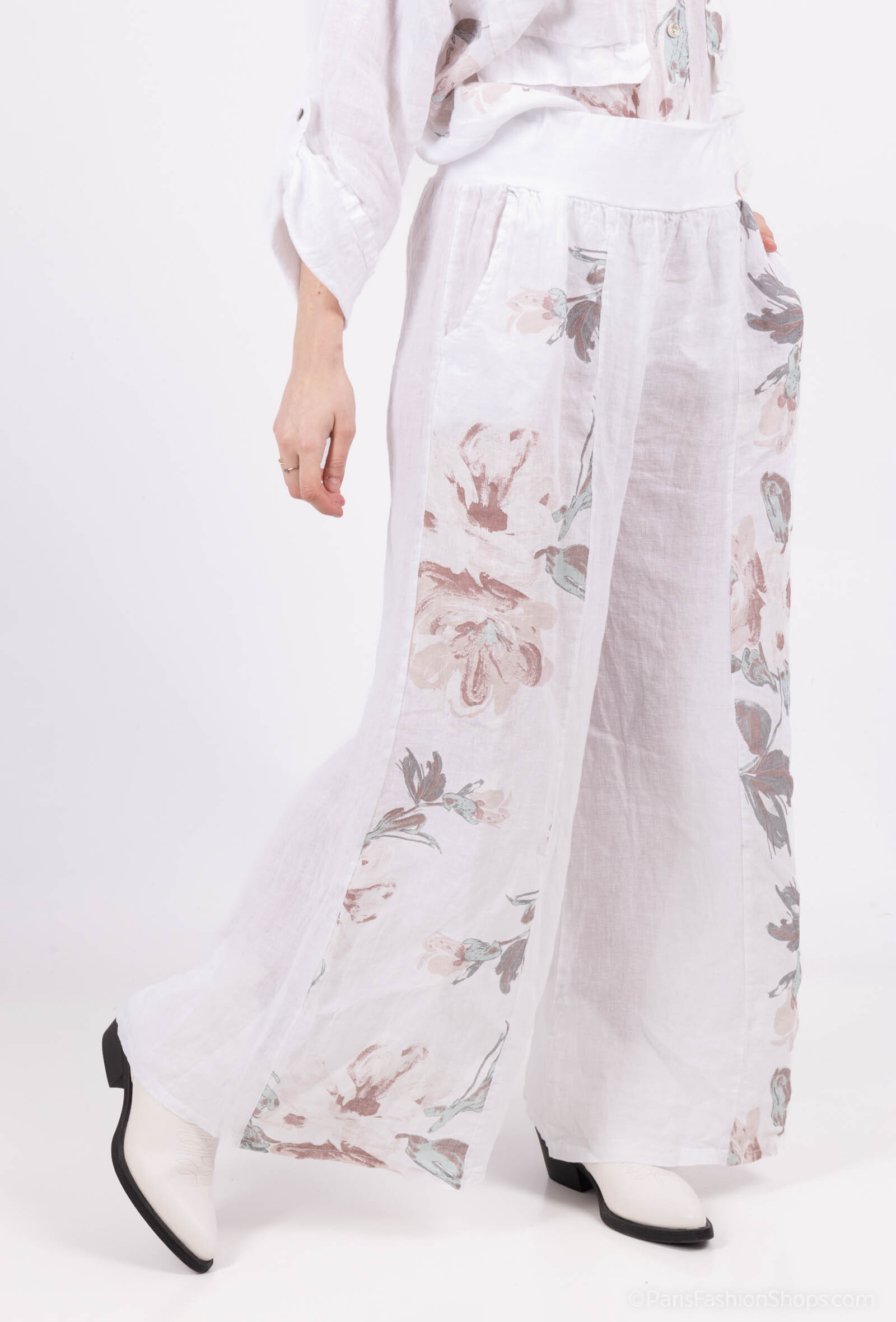 Wholesaler SHYLOH - Printed linen pants