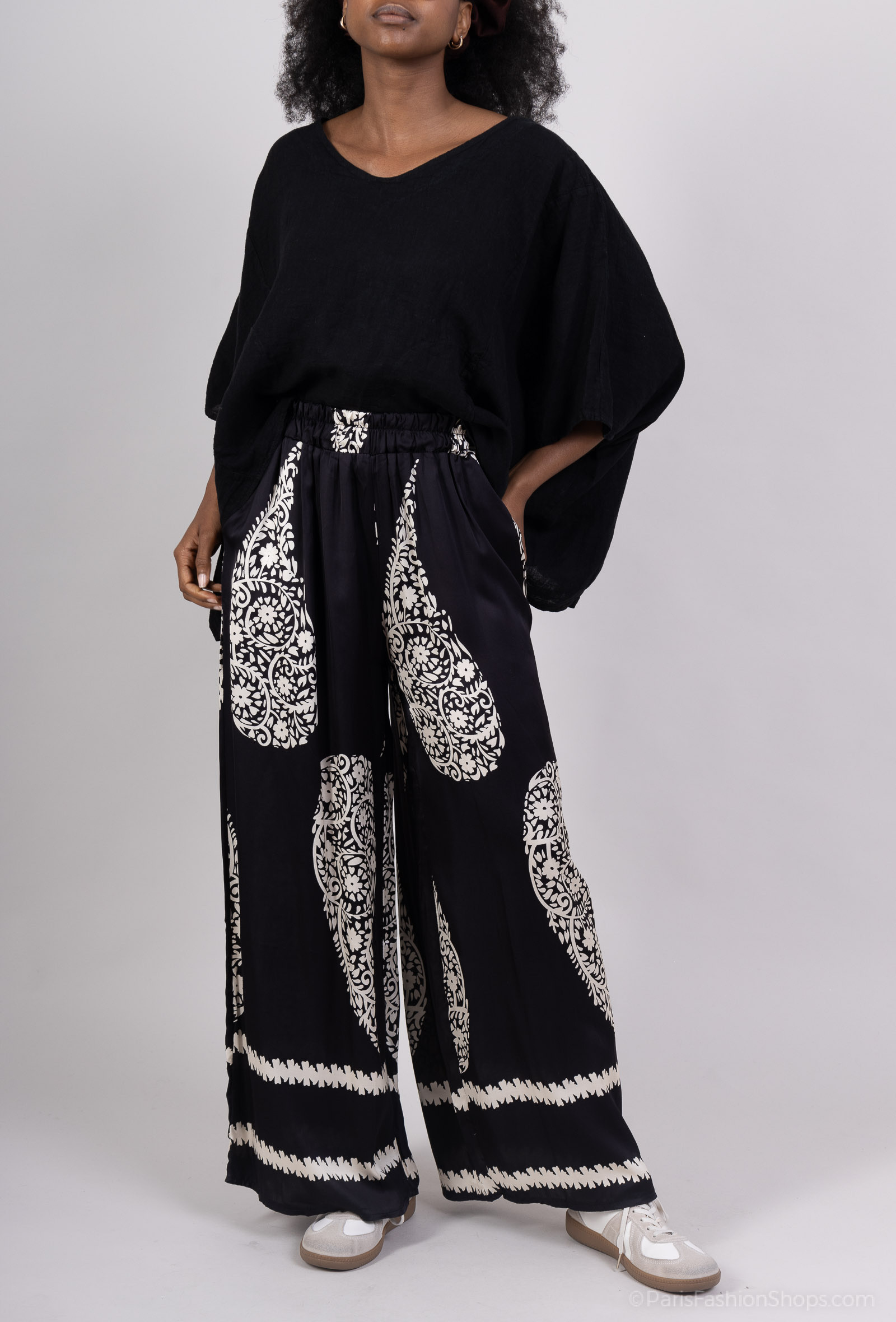 Mayorista SHYLOH - Pantalones de satén impresos