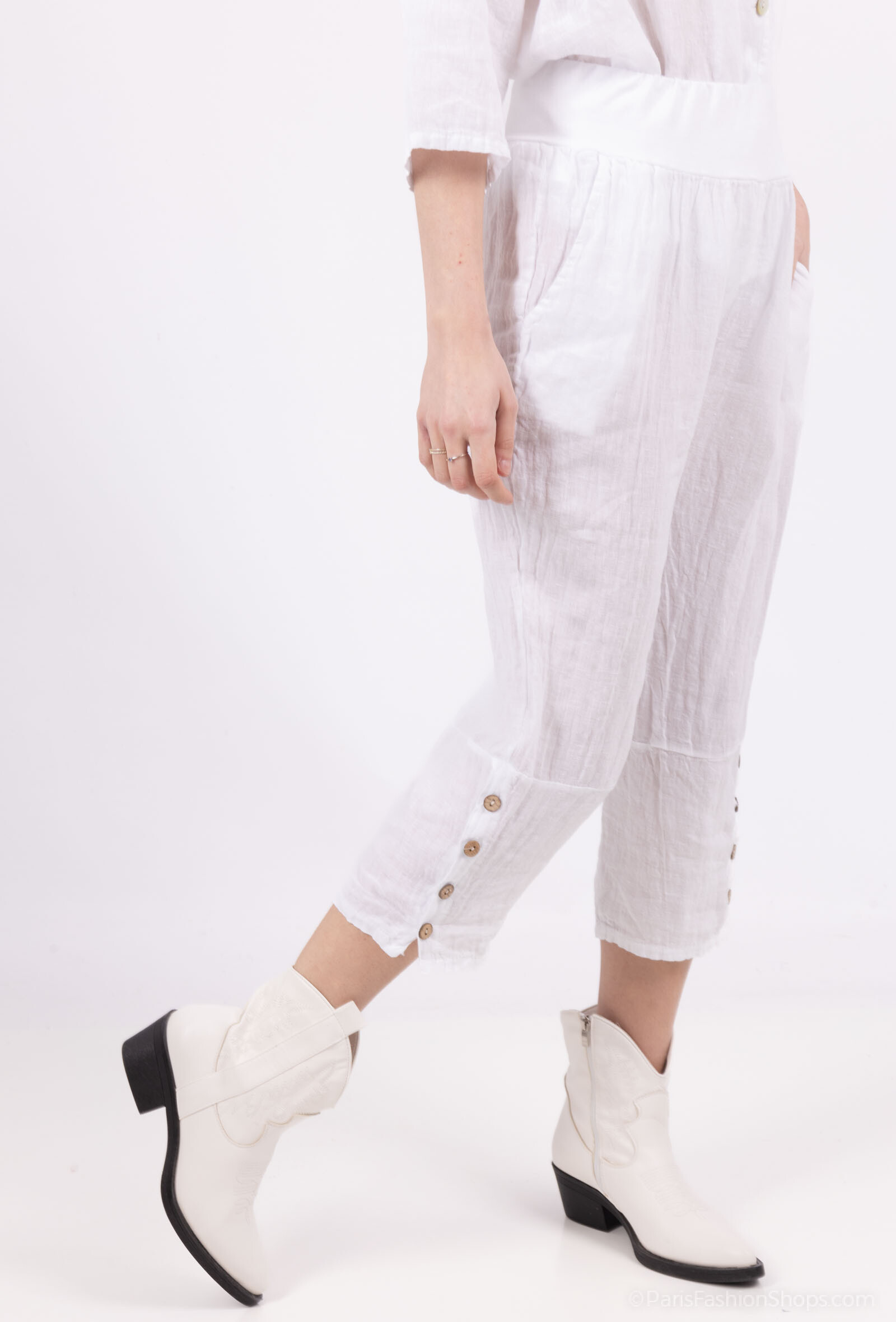 Wholesaler SHYLOH - Mid-length linen pants
