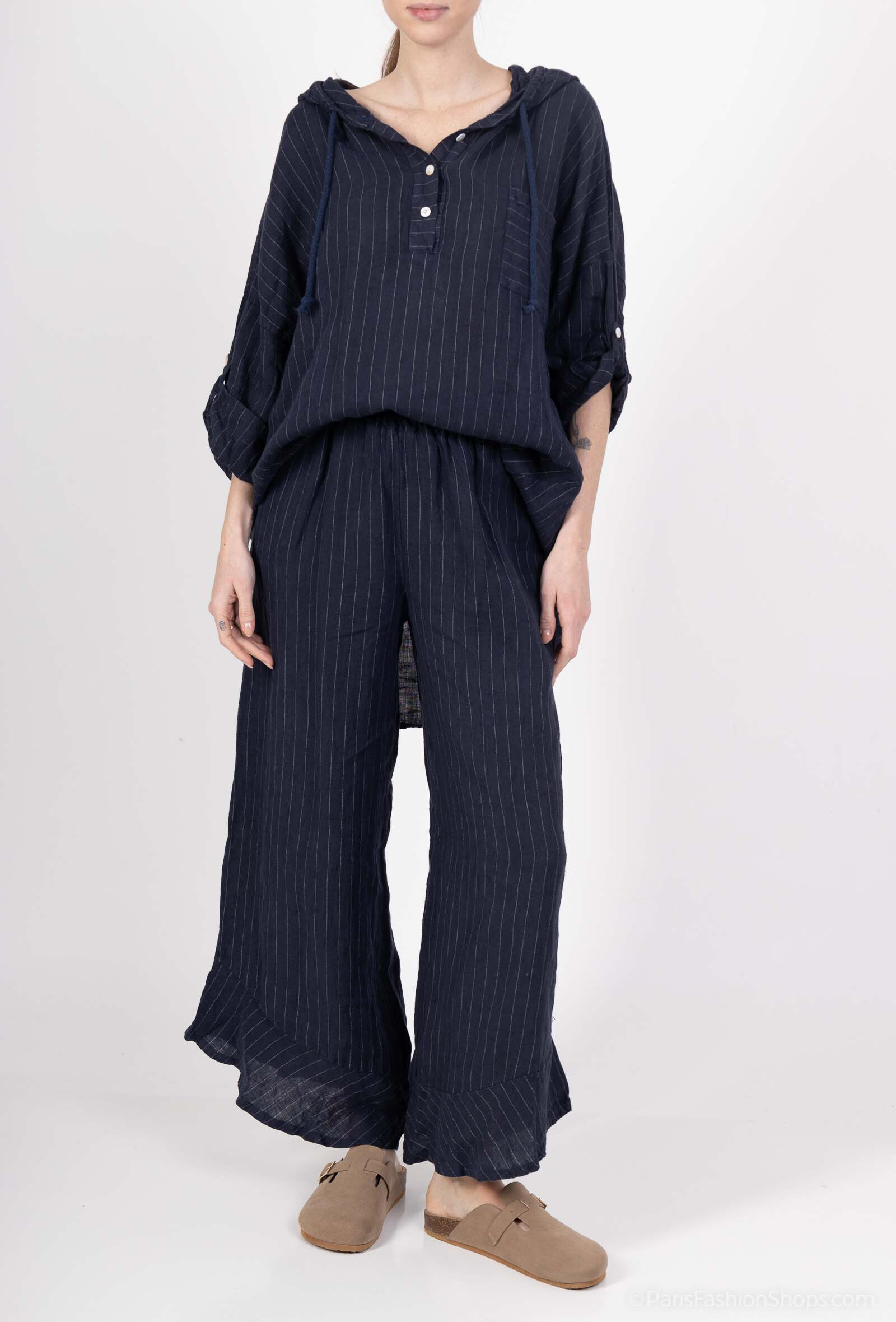 Wholesaler SHYLOH - Flax striped pants