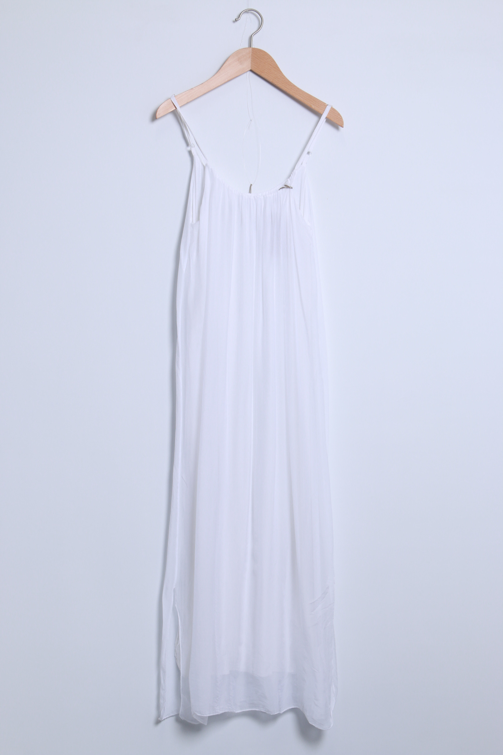 Mayorista SHYLOH - Vestido de seda largo con correas ajustables