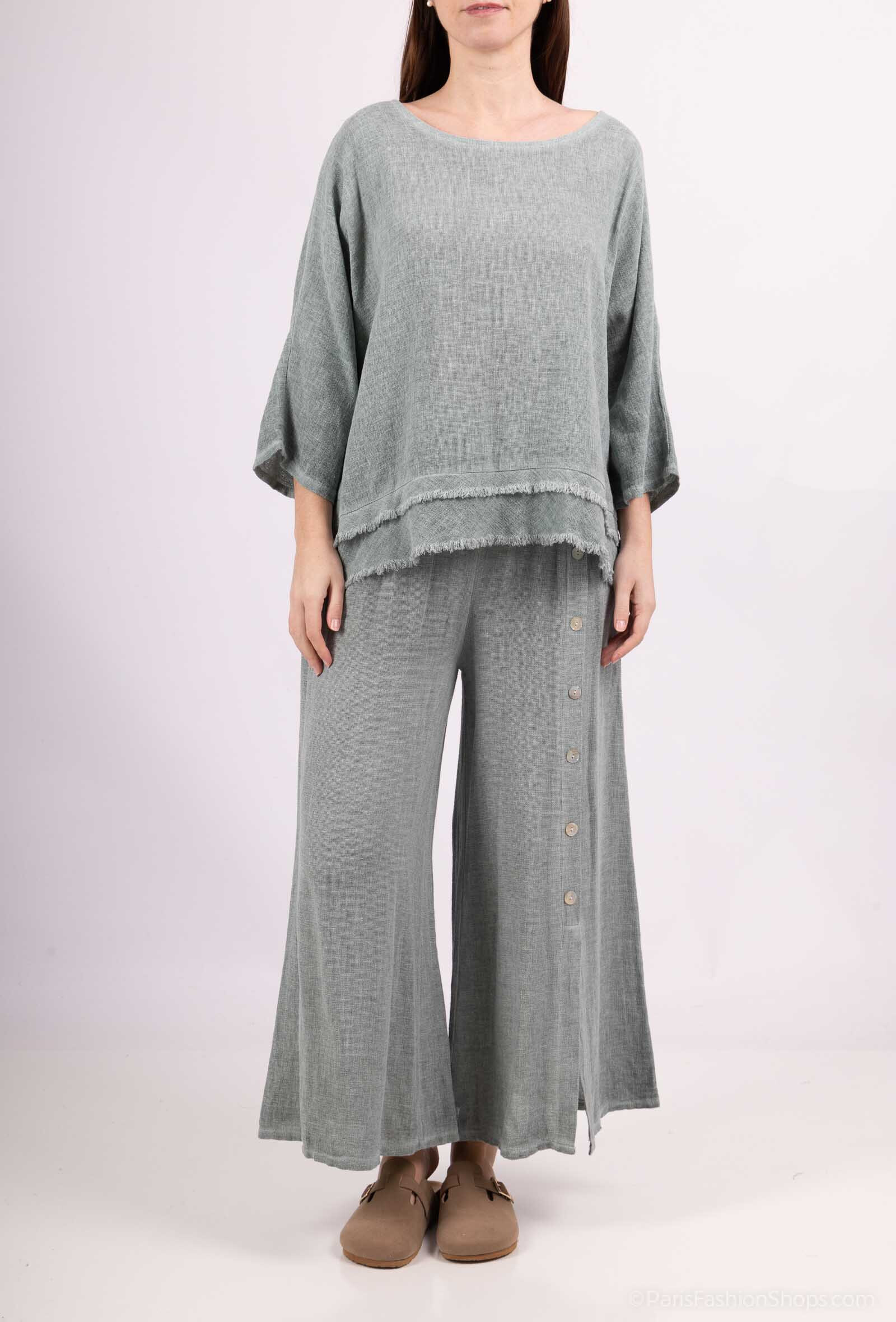Wholesaler SHYLOH - Cotton linen top