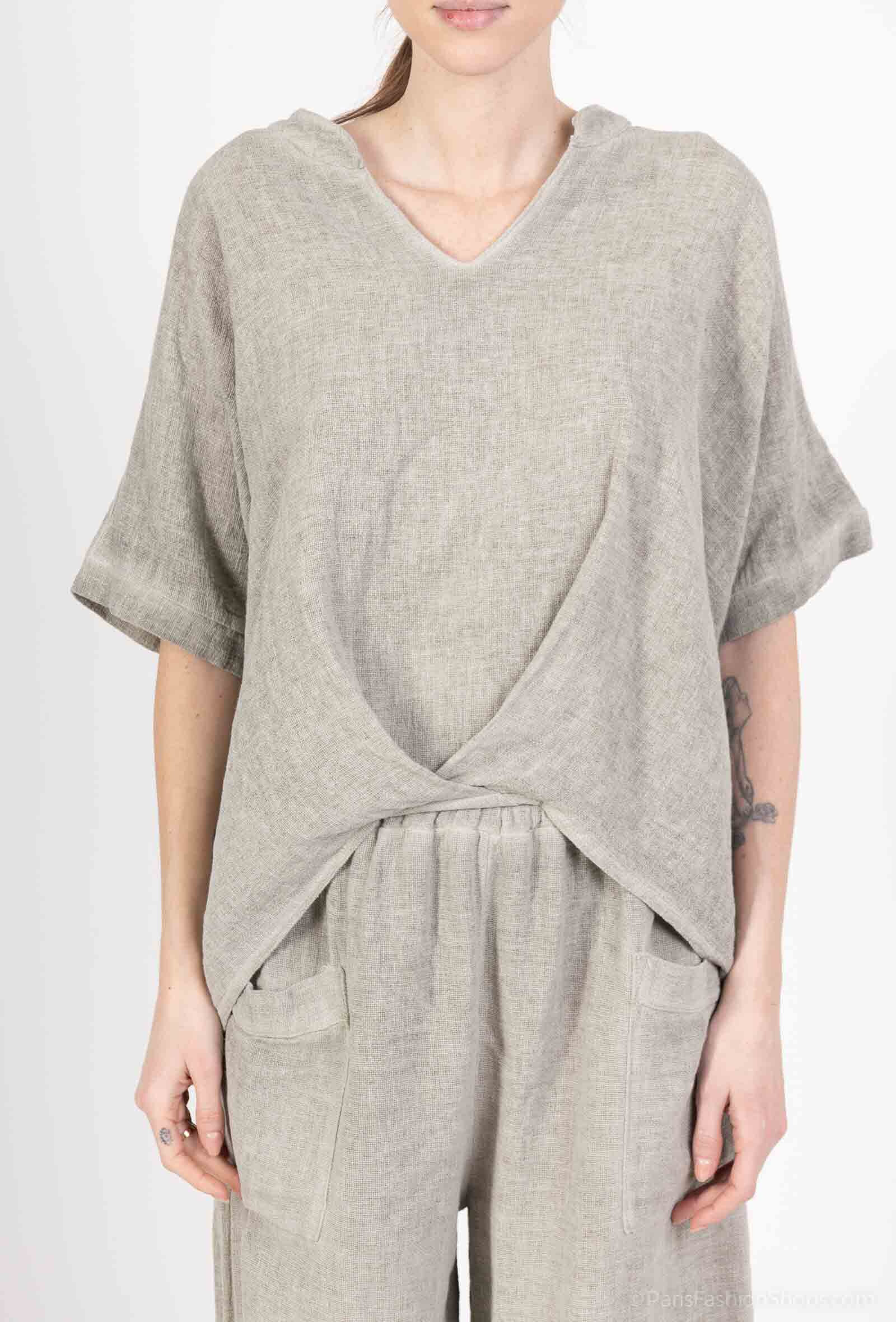 Wholesaler SHYLOH - Top with low draped