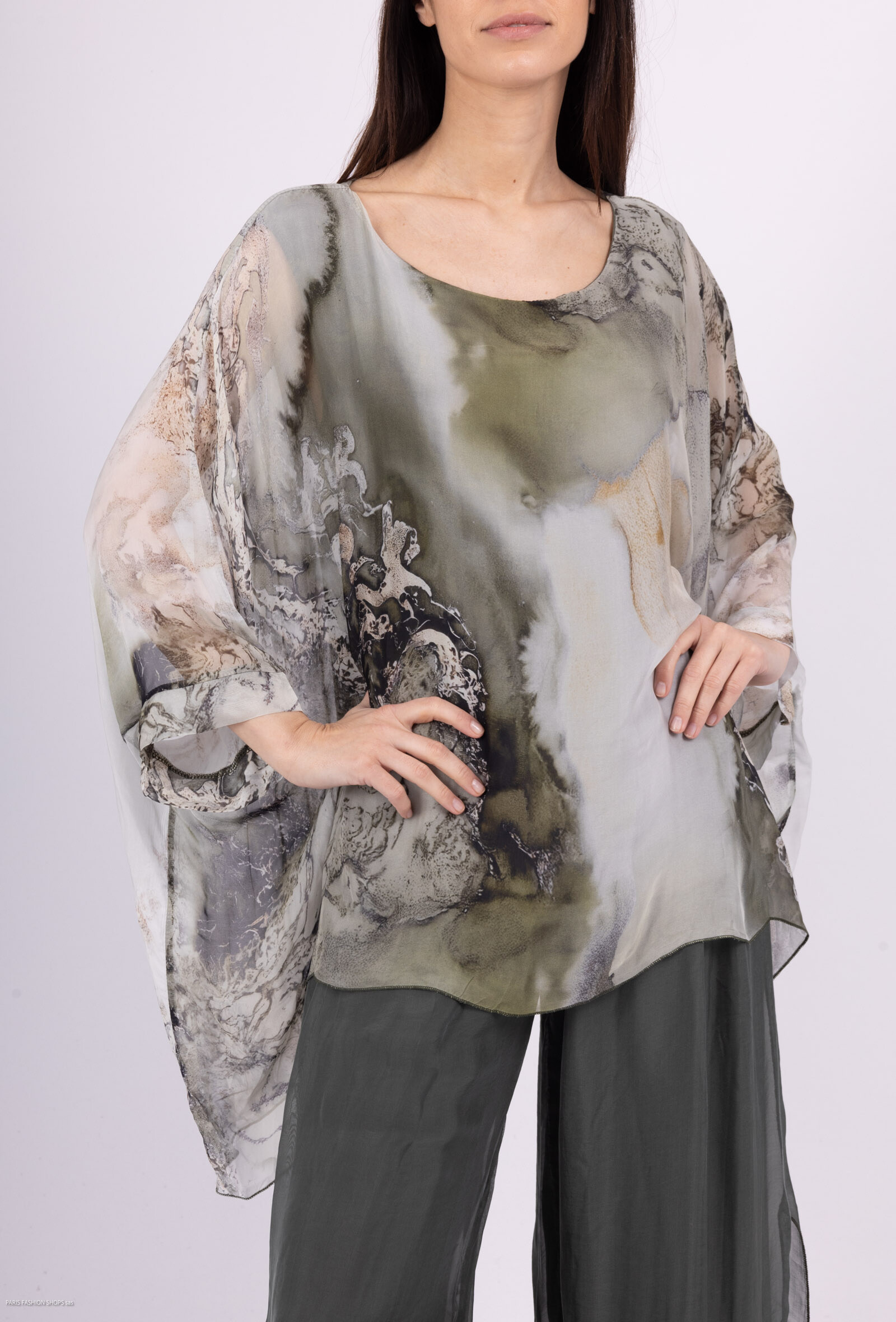 Wholesaler SHYLOH - Printed silk top