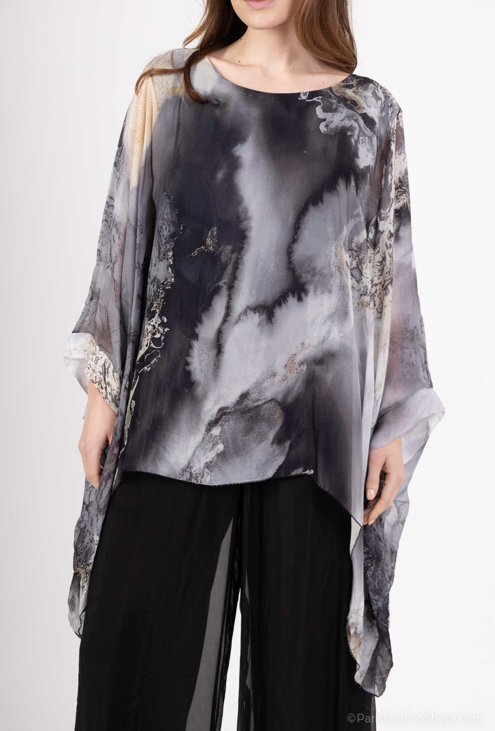 Wholesaler SHYLOH - Printed silk top