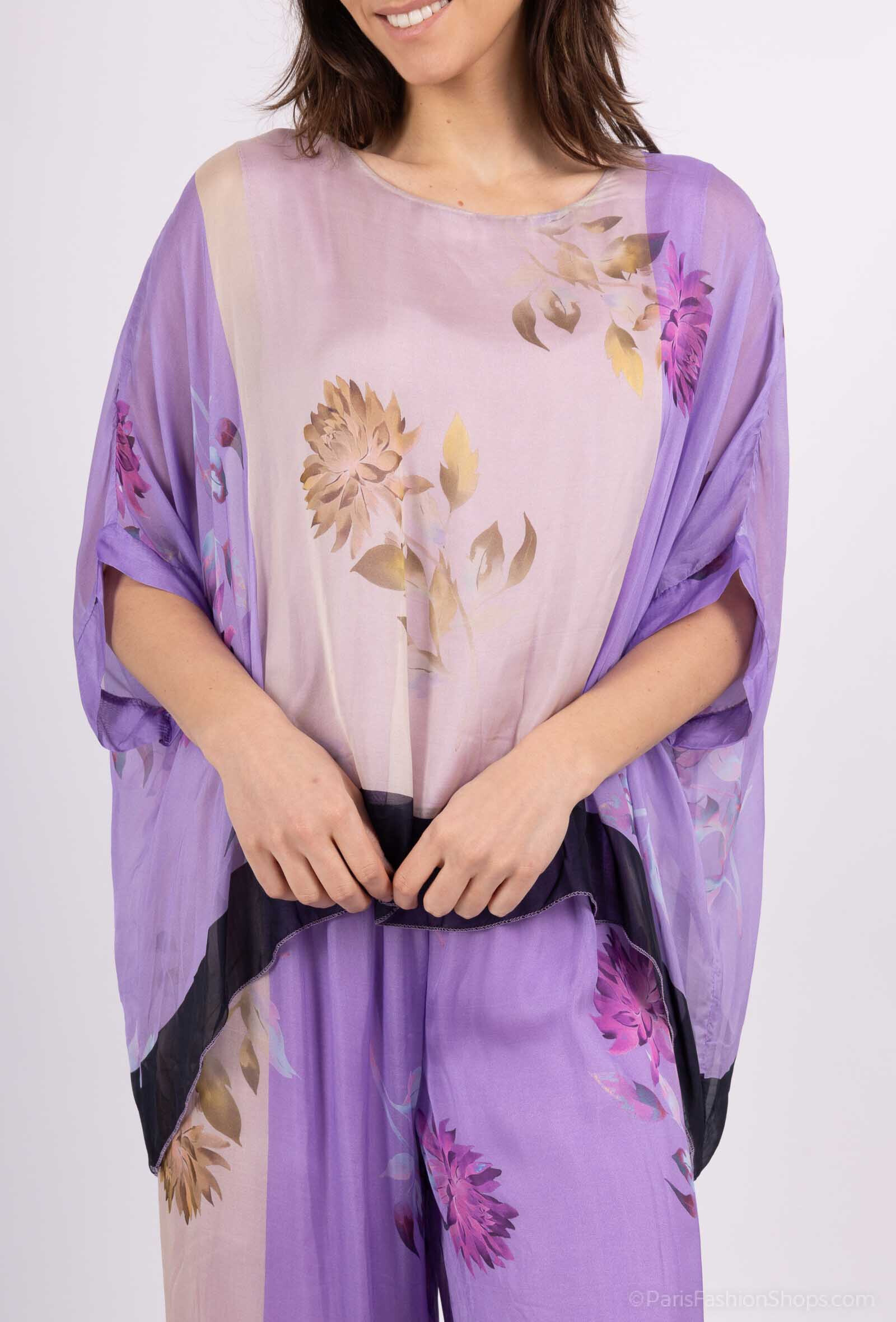 Wholesaler SHYLOH - Silk print top