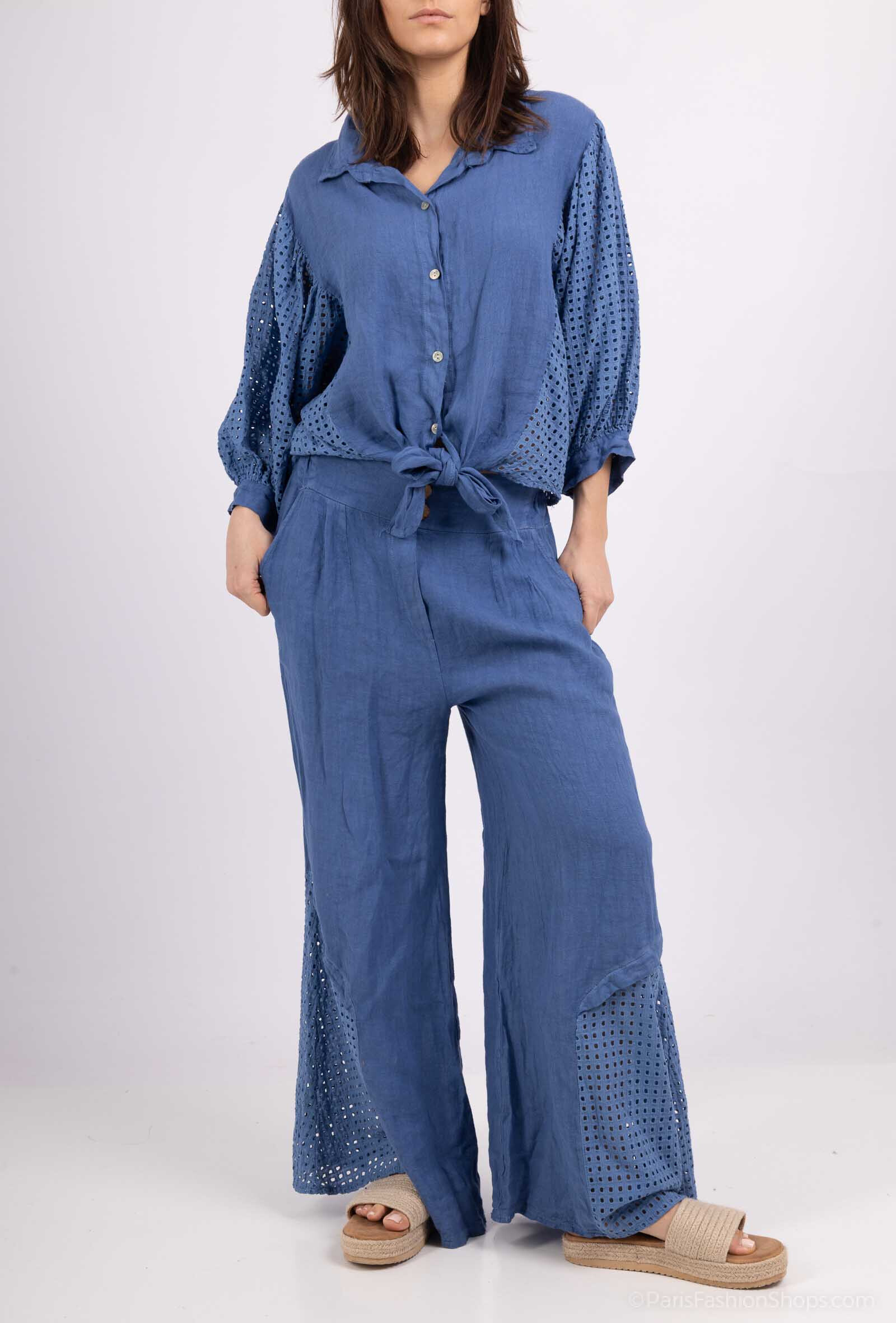 Wholesaler SHYLOH - Linen shirt to tie