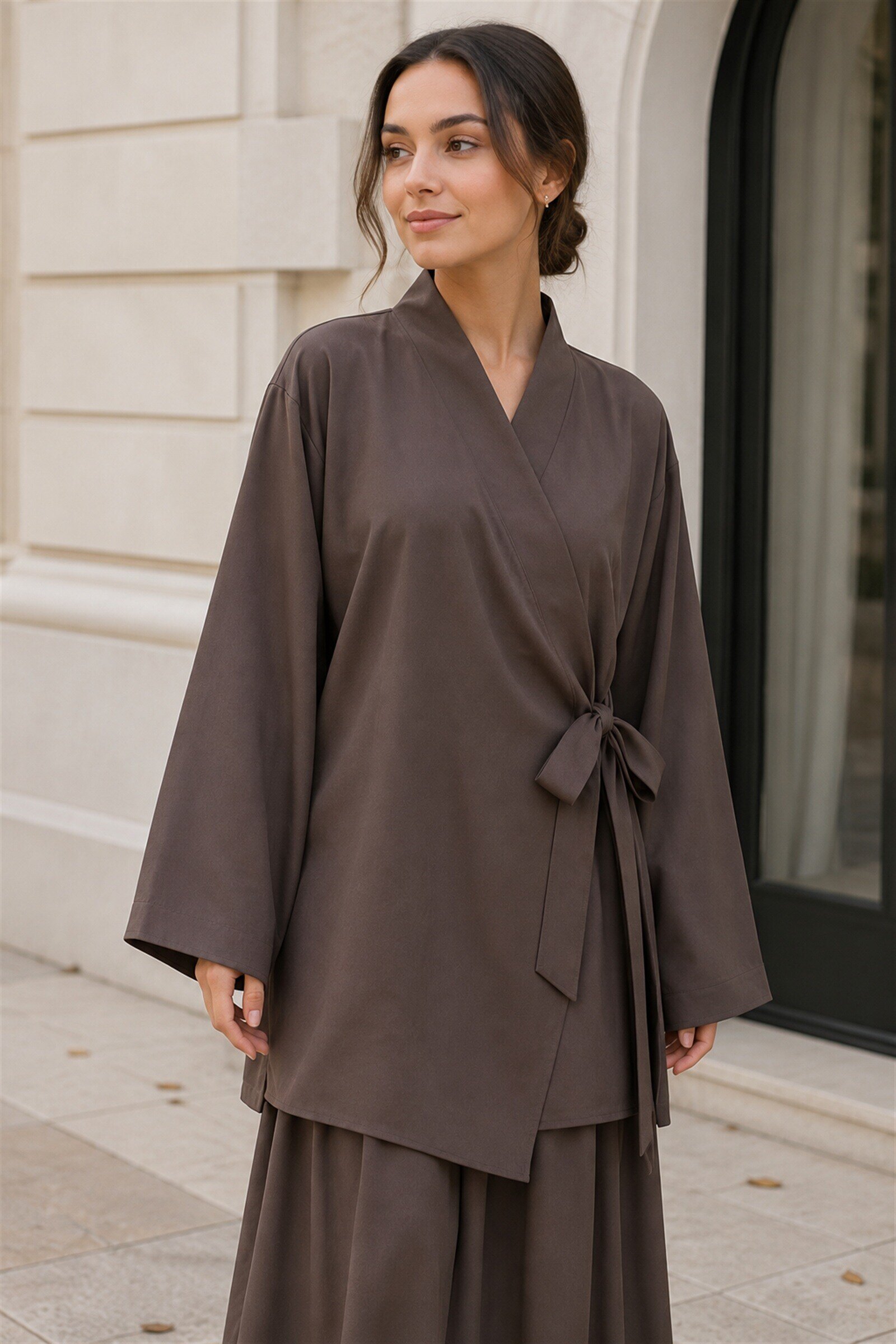Grossiste SILVER FASHION - Top LAISSA croisé à nouer