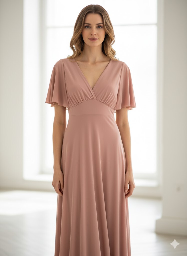 Grossiste SILVER FASHION - Robe fluide à manches évasées