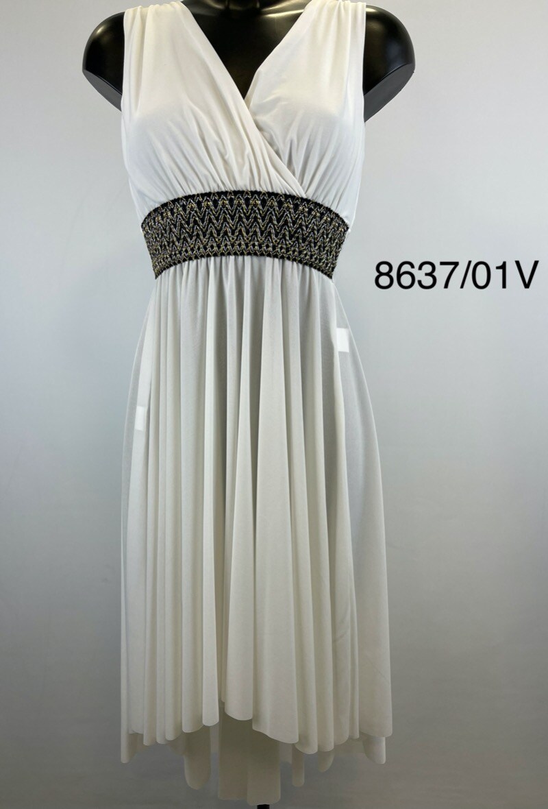 Grossiste SILVER FASHION - Robe élégante à décolleté plongeant
