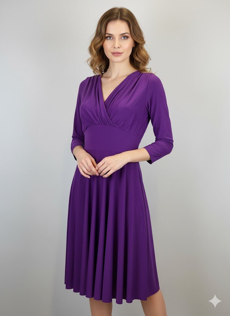 Grossiste SILVER FASHION - Robe fluide à manches longues