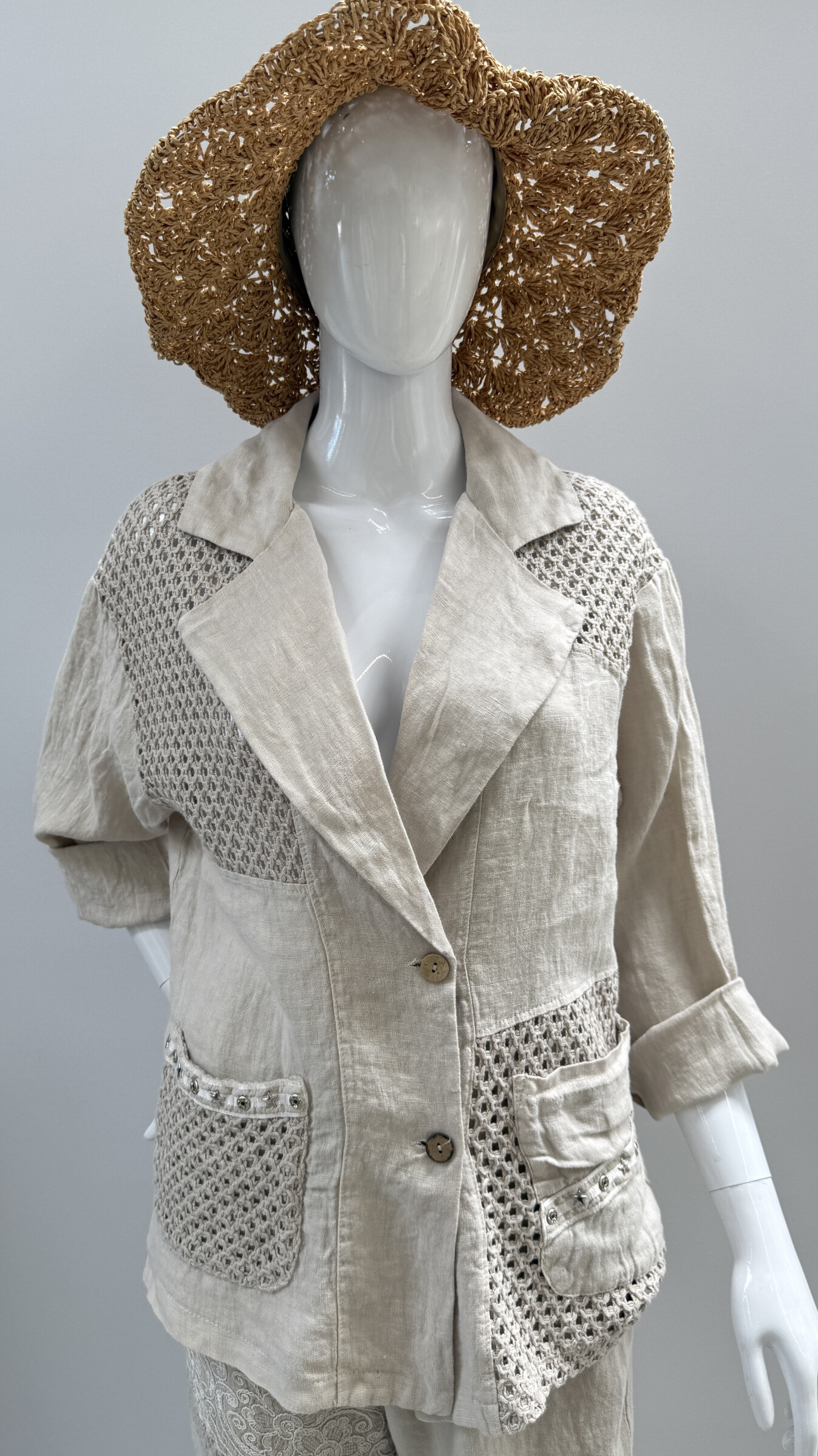Grossista SILVIA - blazer di lino