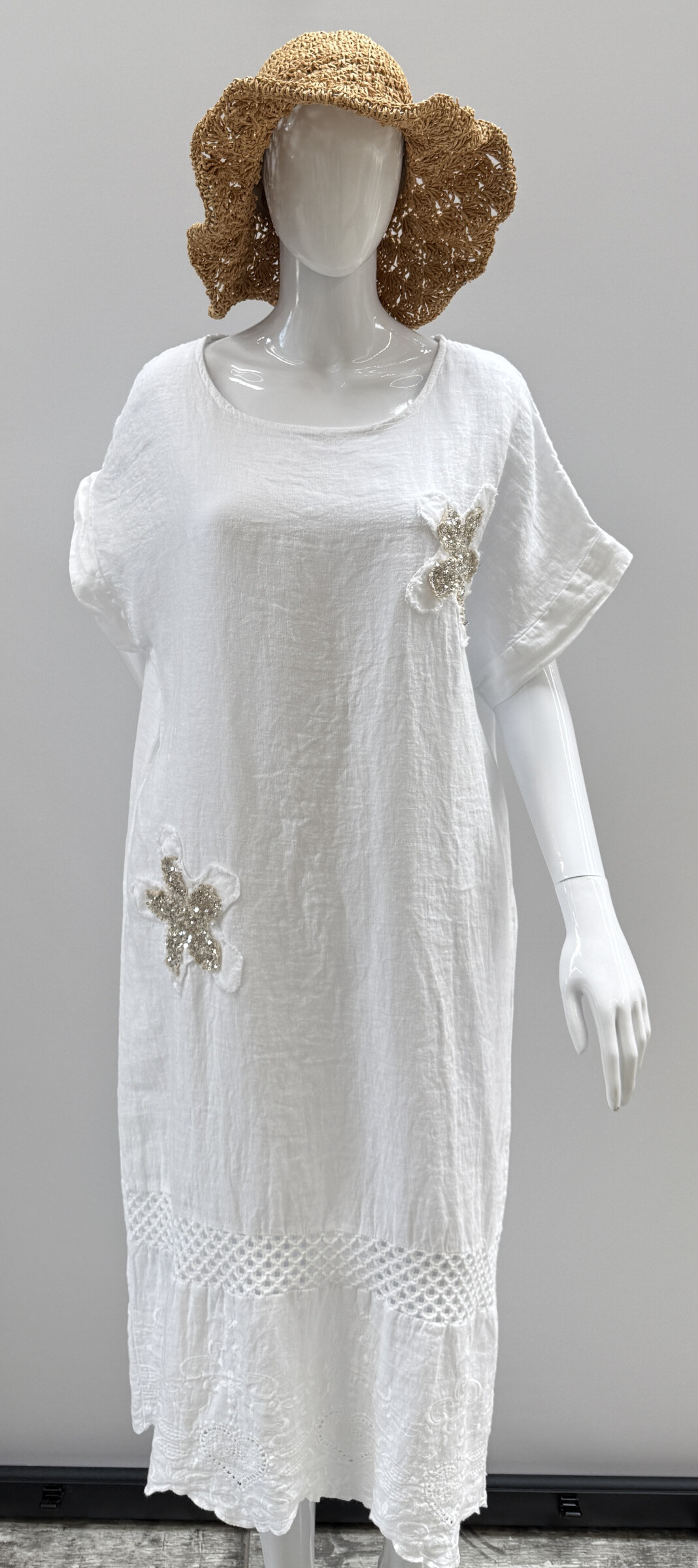 Wholesaler SILVIA - linen dress