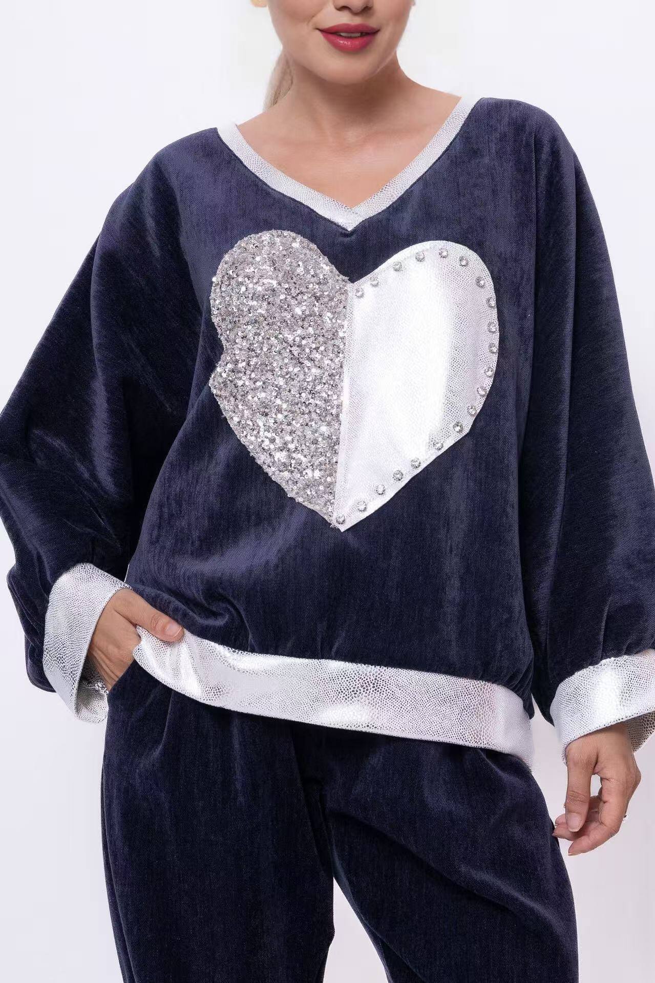 Wholesaler SILVIA - sweater with heart