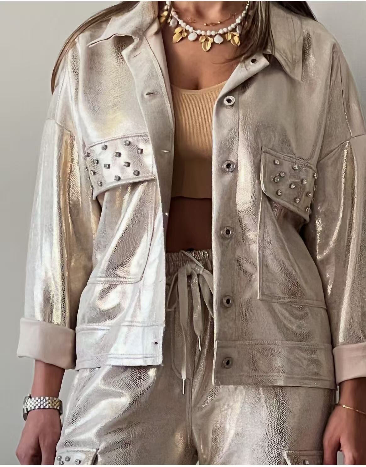 Grossiste SILVIA - veste avec des diamants