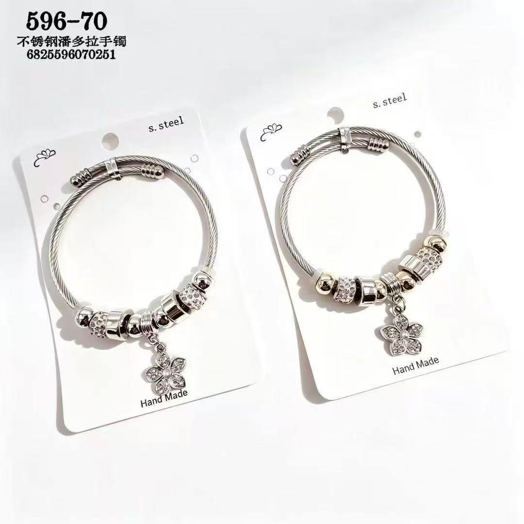 Wholesaler Sissi Accessori - Women's bracelets, steel iron plastic glass