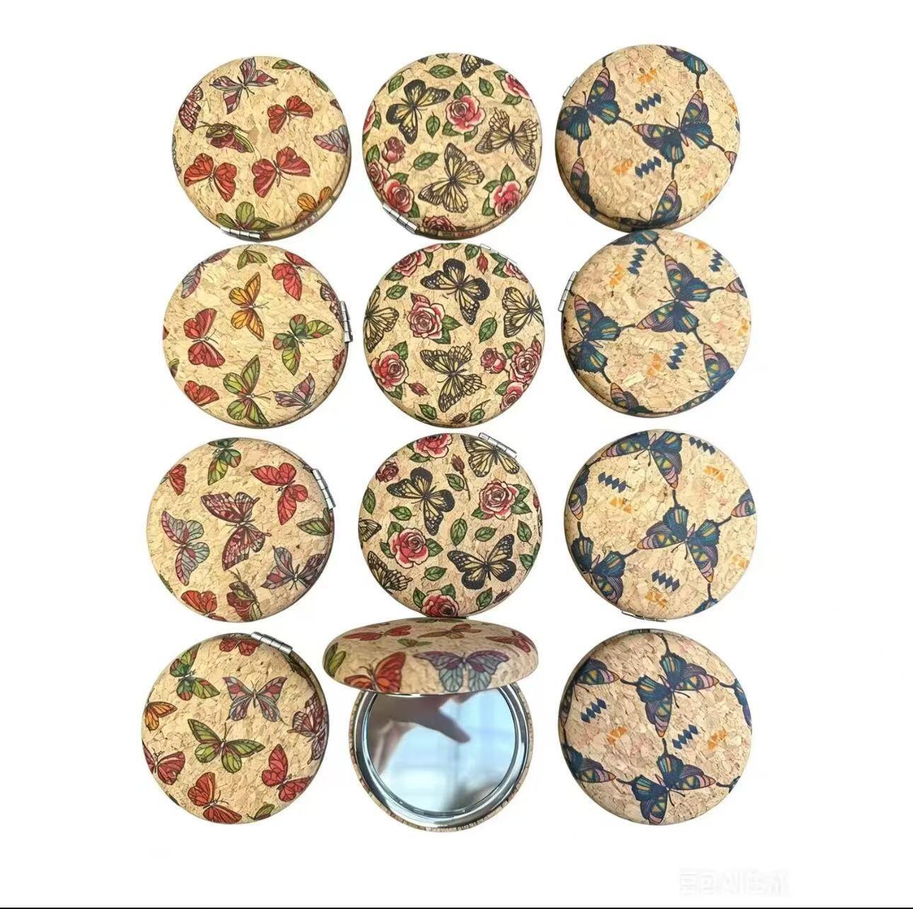 Mayorista Sissi Accessori - Espejo de corcho, hierro y vidrio