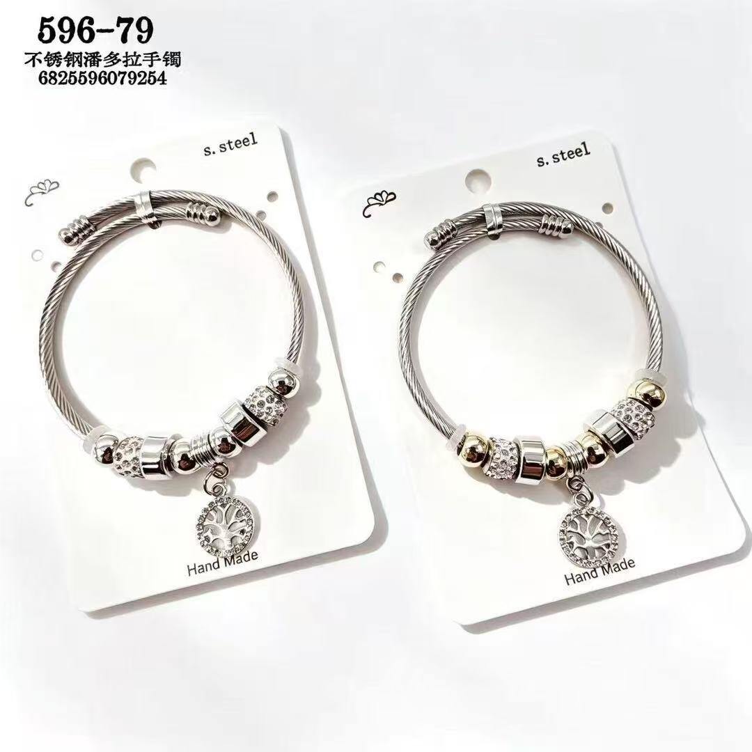 Wholesaler Sissi Accessori - Women's bracelets, steel, iron, plastic, glass