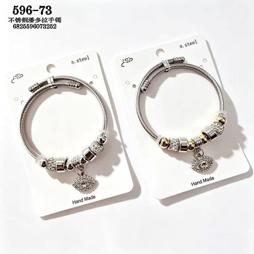 Wholesaler Sissi Accessori - Women's bracelets, steel iron plastic glass