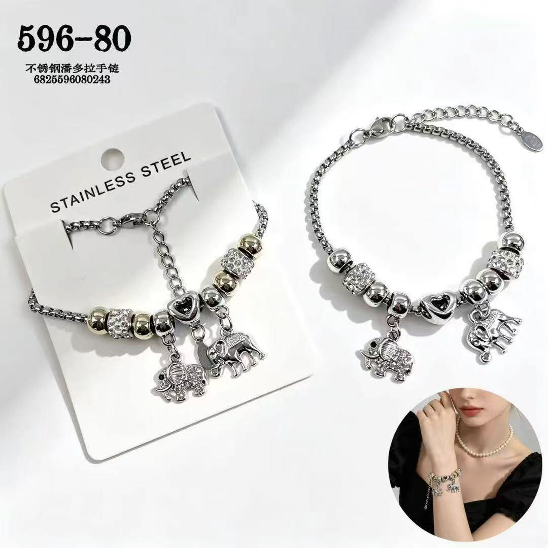 Wholesaler Sissi Accessori - Women's bracelets, steel, iron, plastic, glass