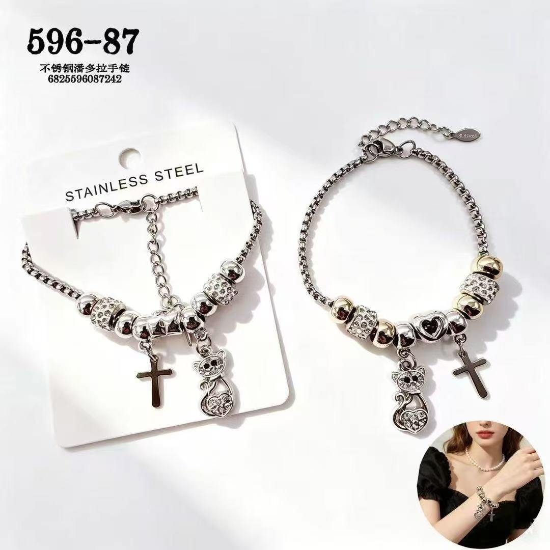 Wholesaler Sissi Accessori - Women's bracelets, steel, iron, plastic, glass