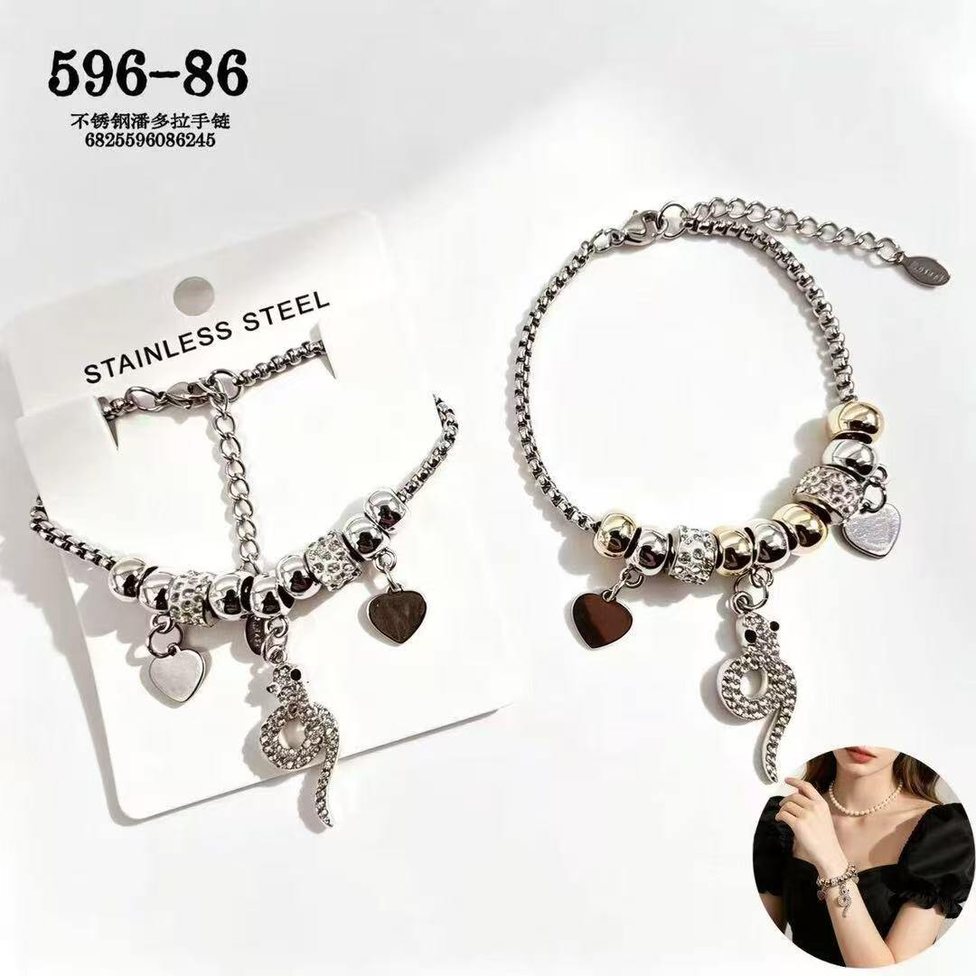 Wholesaler Sissi Accessori - Women's bracelets, steel iron plastic glass