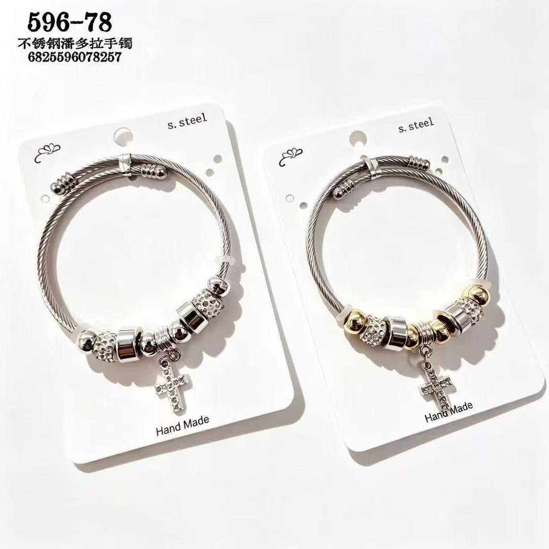 Wholesaler Sissi Accessori - Women's bracelets, steel iron plastic glass