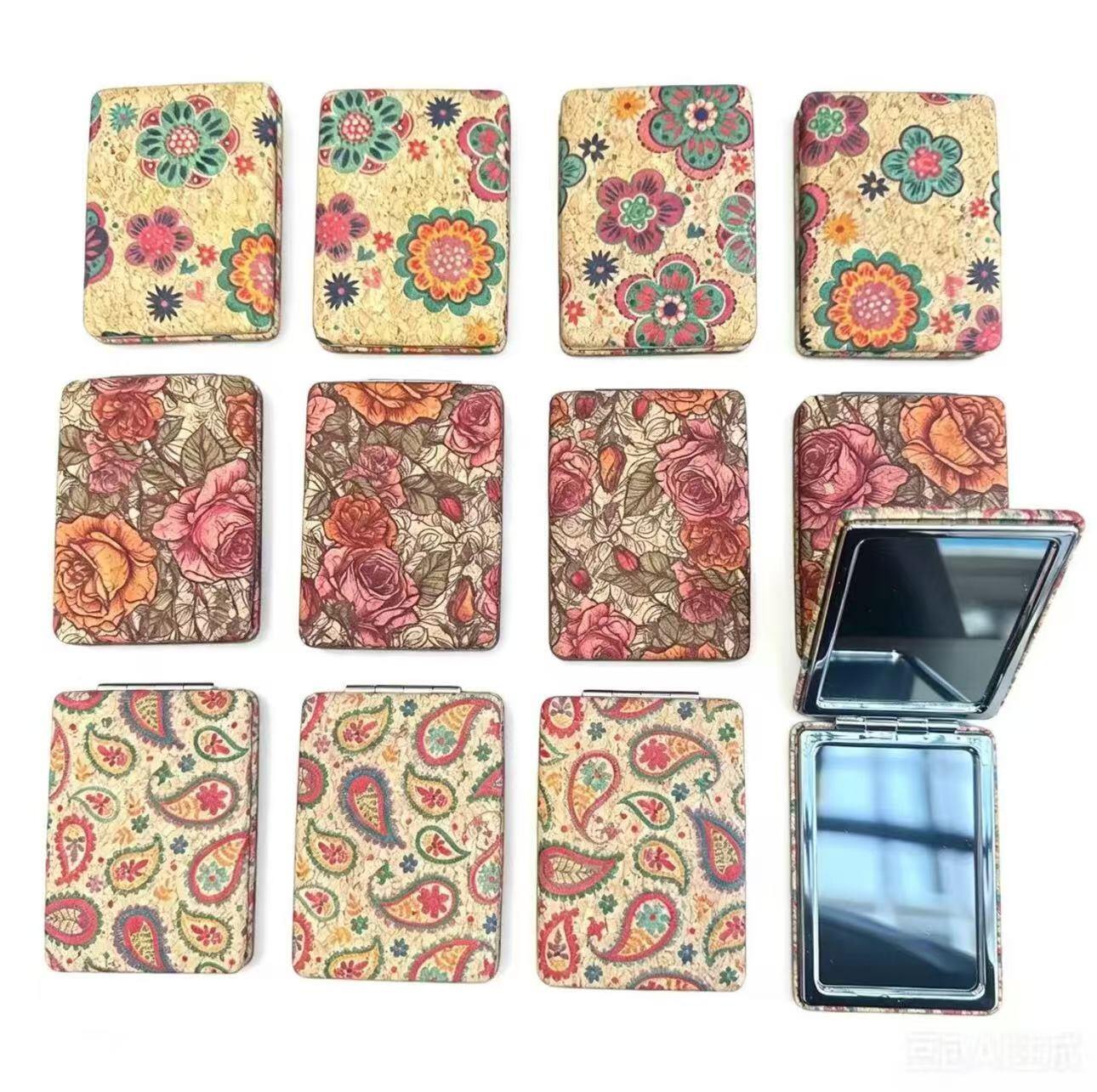 Mayorista Sissi Accessori - Espejo de corcho, hierro y vidrio