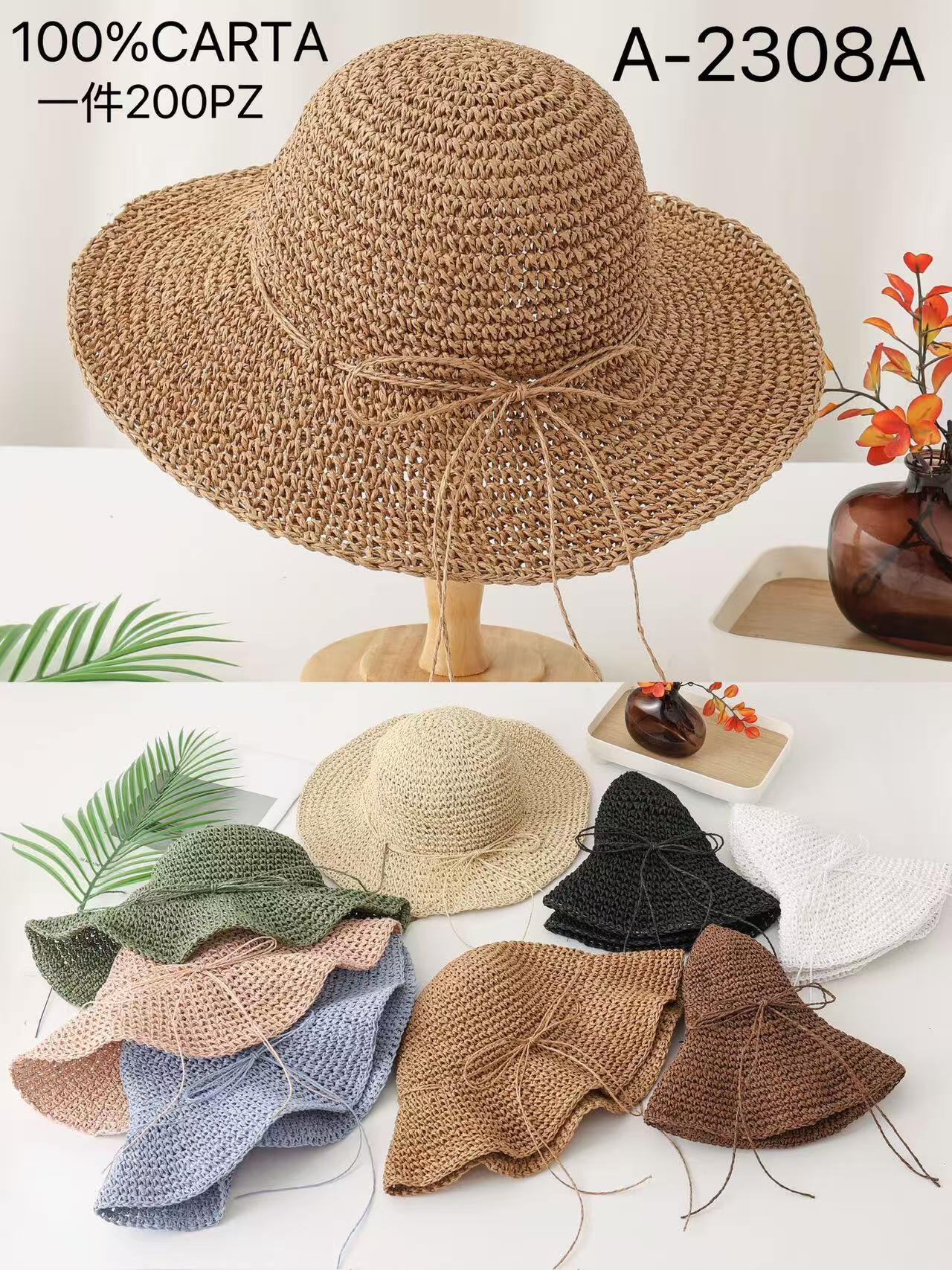Mayorista Sissi Accessori - SOMBREROS DE PAPEL