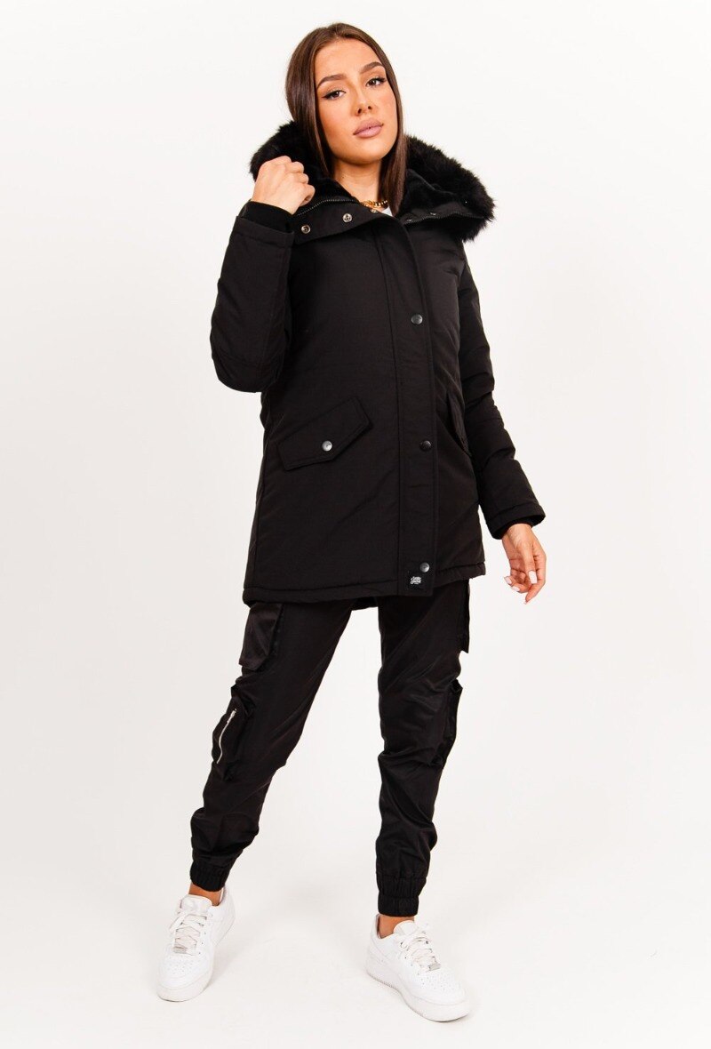 Wholesaler Sixth June Paris - Black fur parka