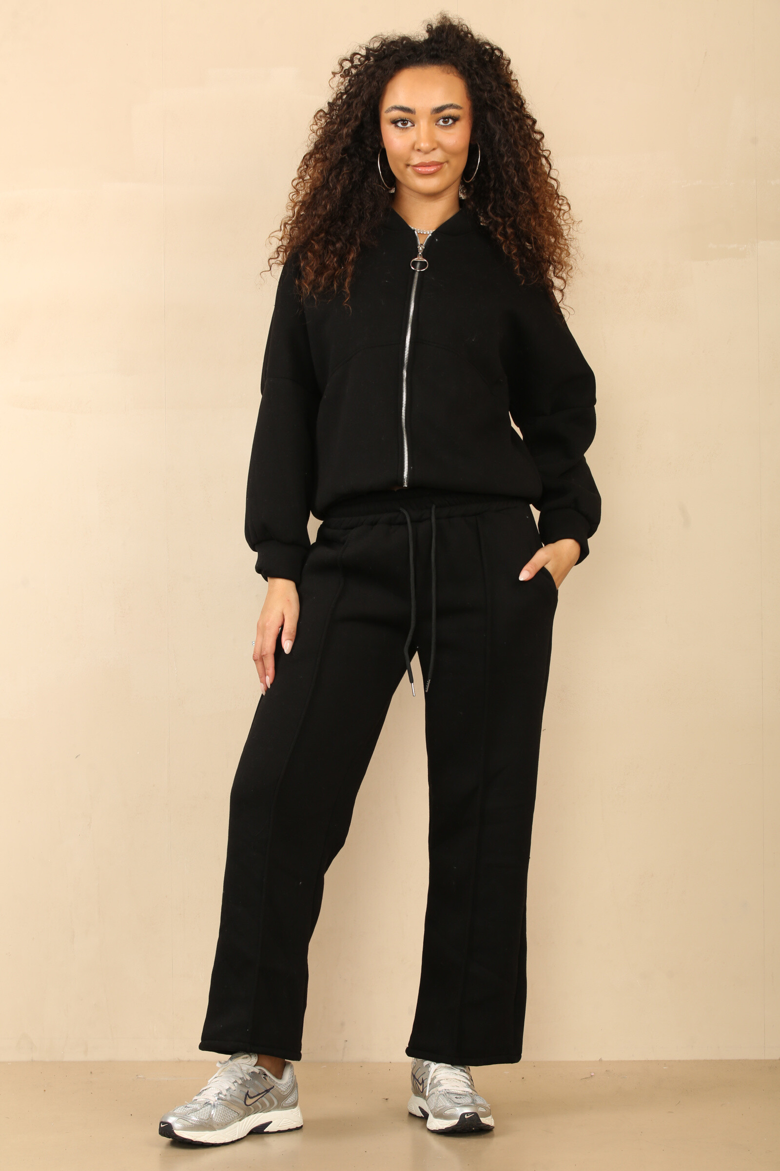 Wholesaler SK MODE - Pleasant lounge suit including zipped jacket and Ref-SK23-273