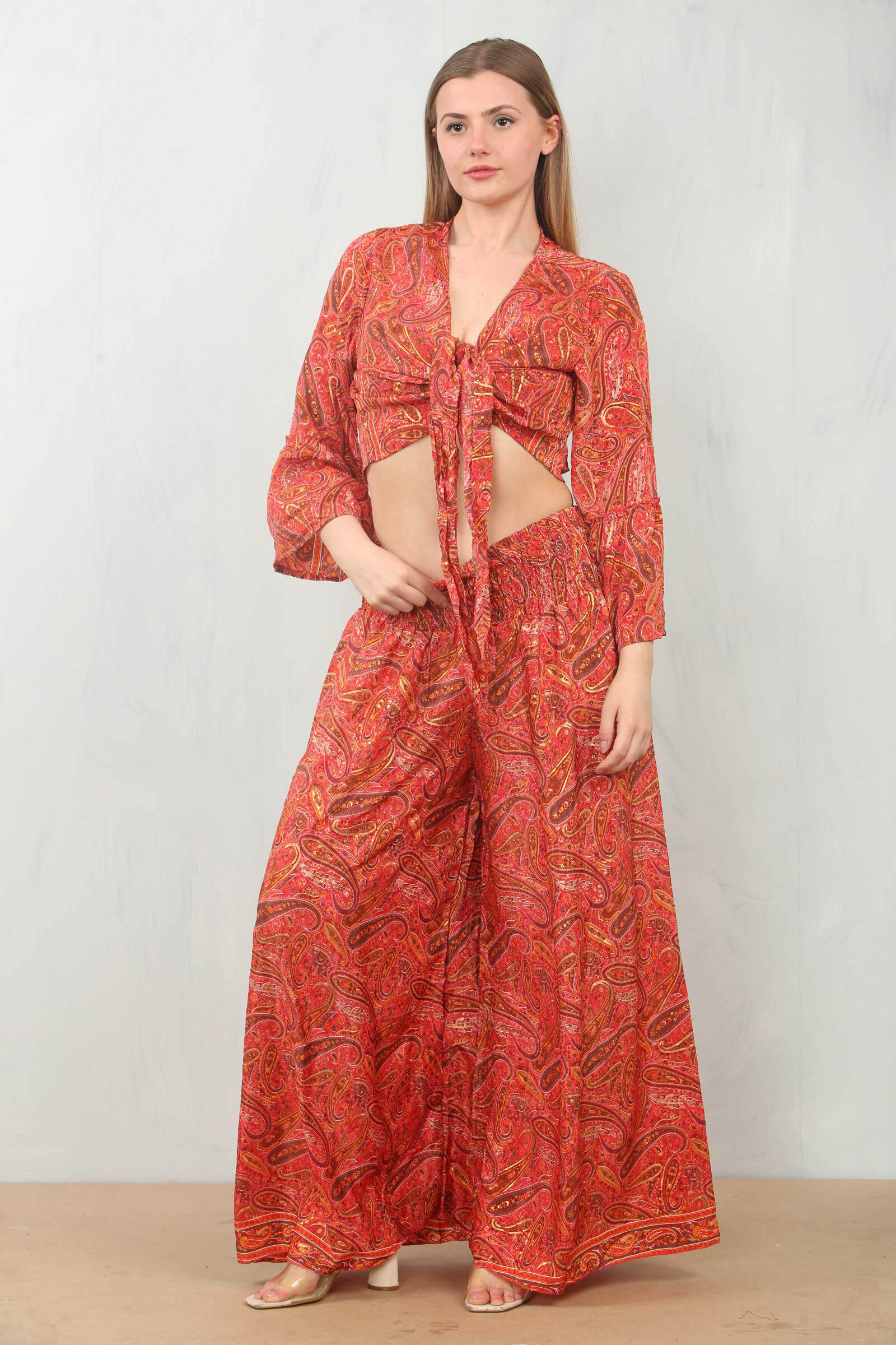 Wholesaler SK MODE - 2-room paisley set-Fluid and modern elegance SK-097