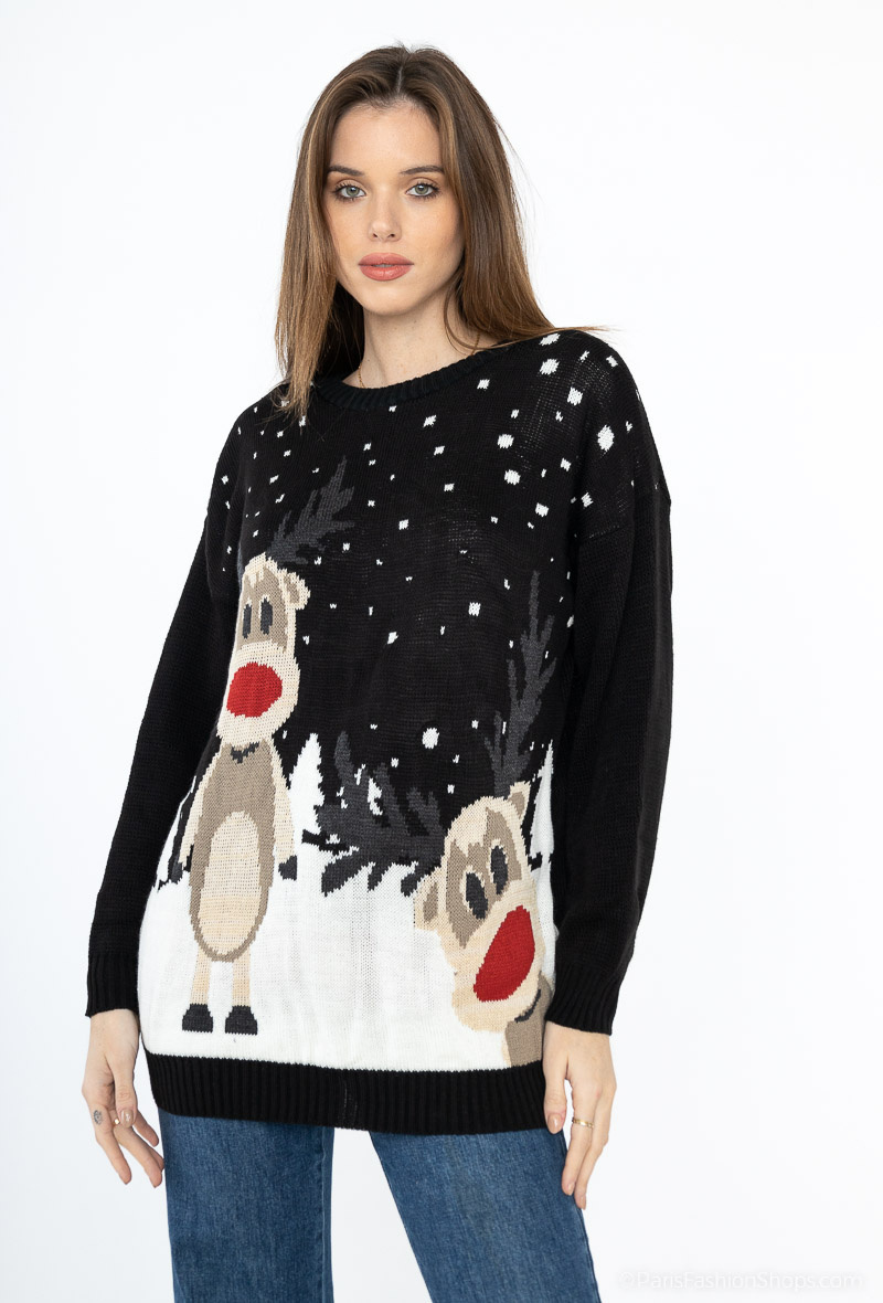 Wholesaler SK MODE - Christmas sweater for women. Sweat Shirt / Milou Vest / CBH Vest Sweater