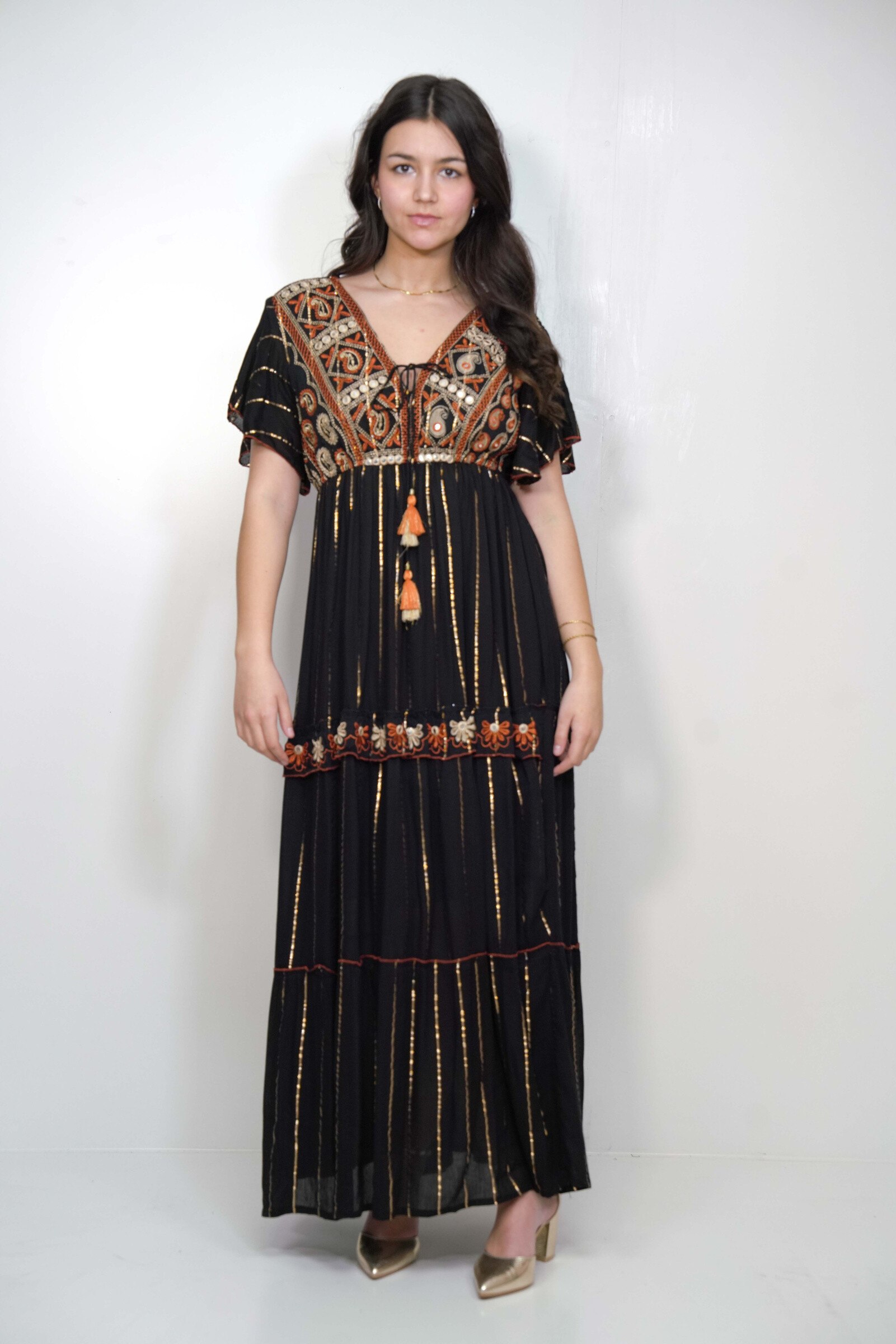 Wholesaler SK MODE - "Lina" dress - embroidered elegance and summer lightness