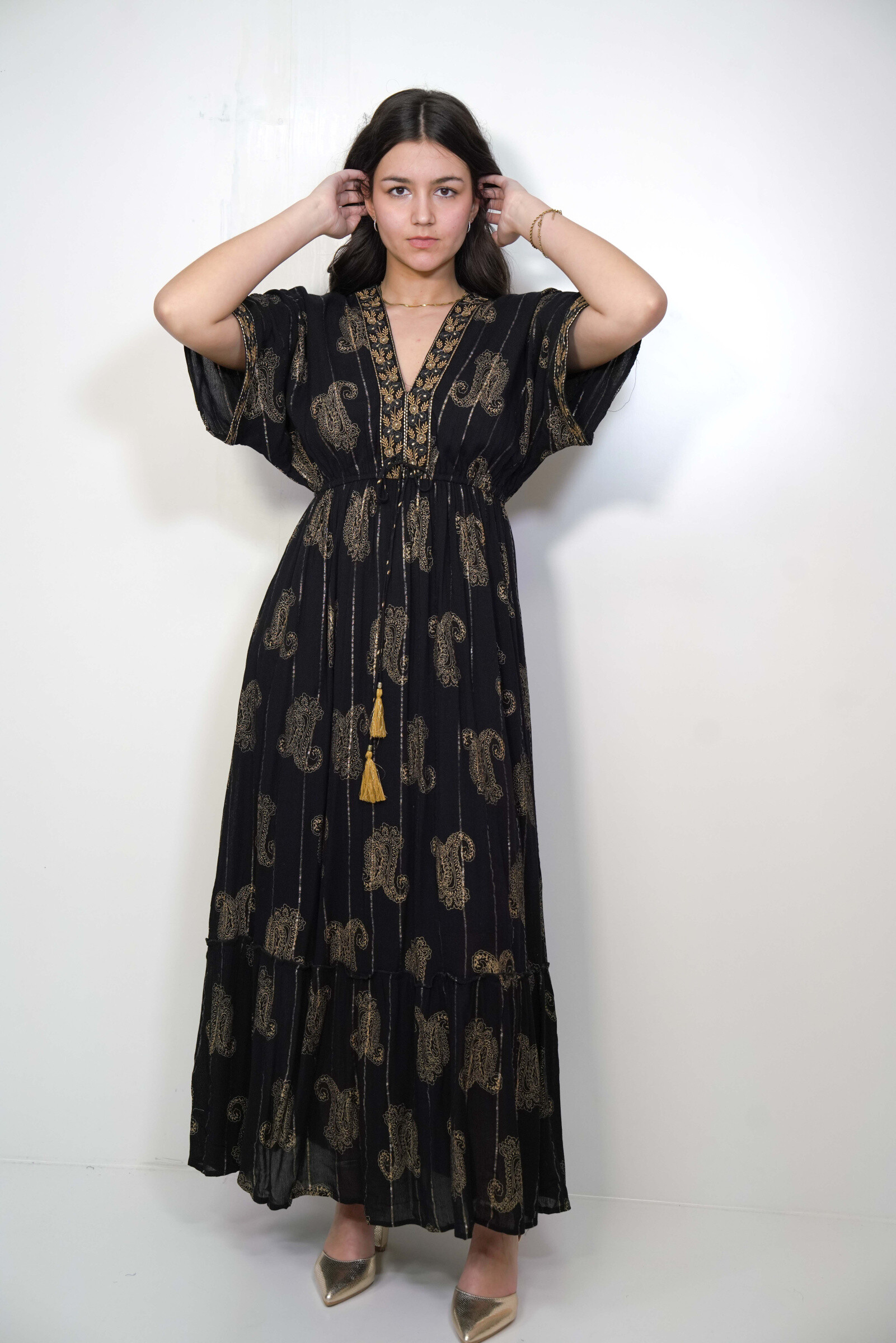 Wholesaler SK MODE - Dress "Soraya Bohème Staries in the evening"