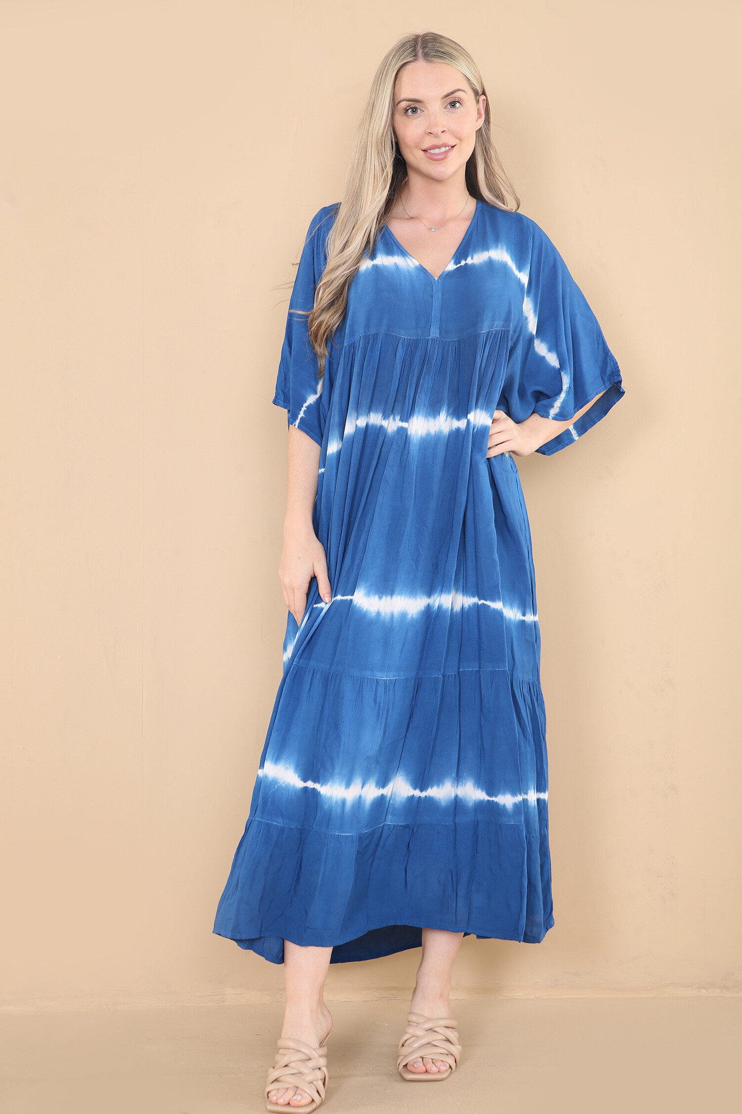 Grossiste SK MODE - Robe les femmes ; tie- dye, robe colorée et ludique, noida SKN7014M
