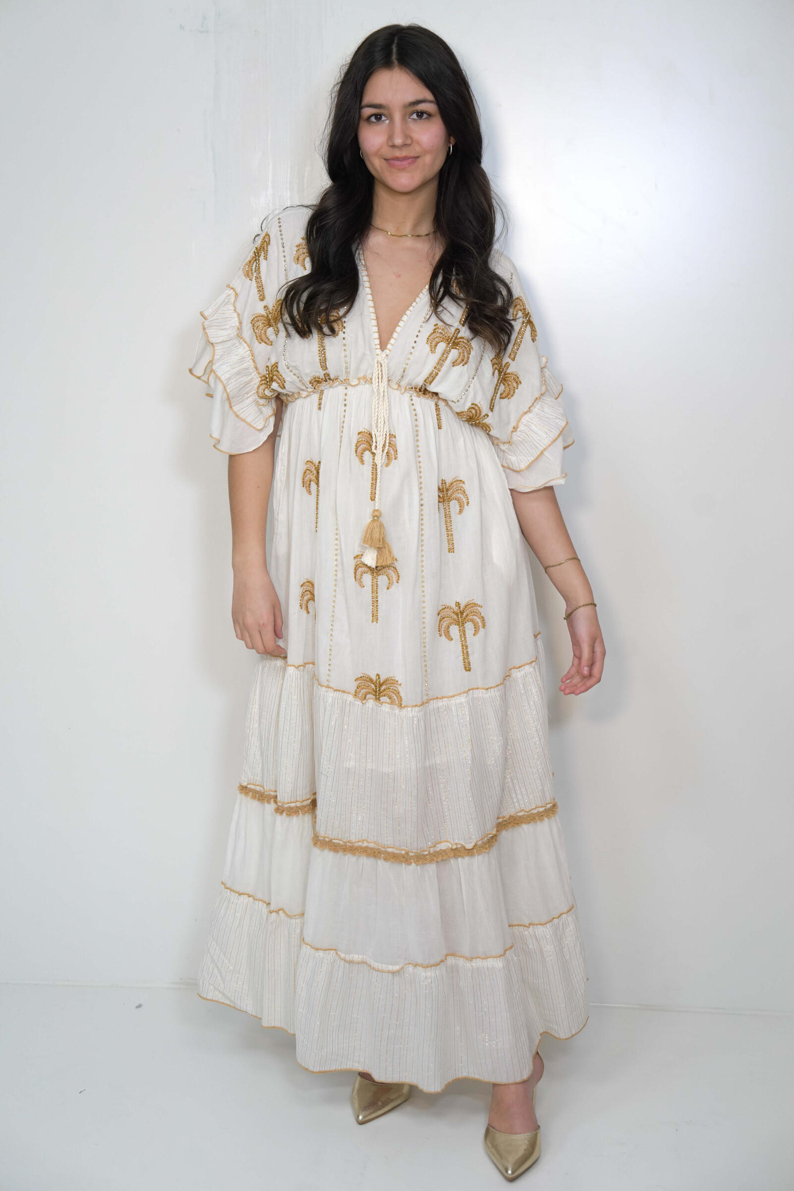 Wholesaler SK MODE - "Palma blanca" dress