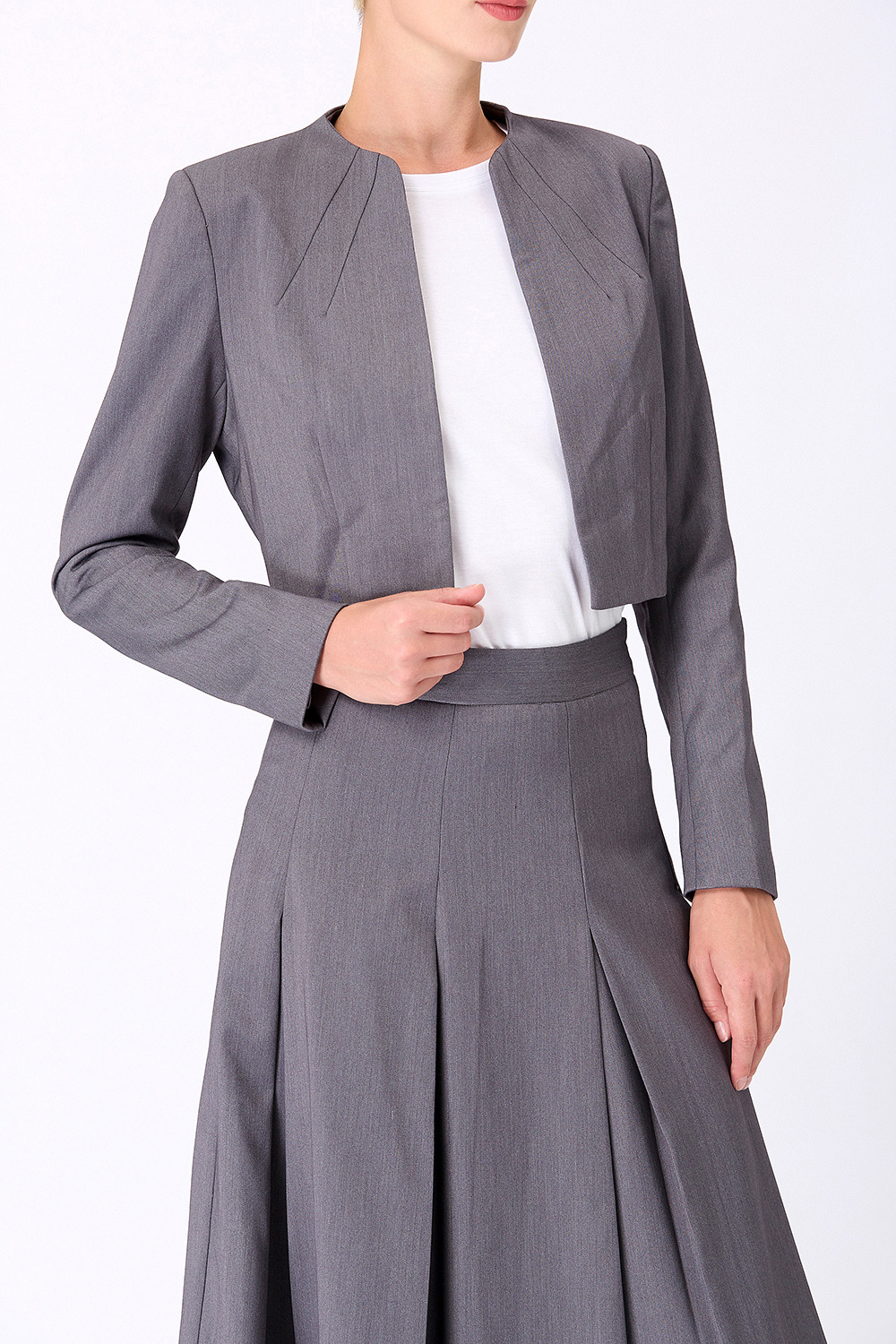 Grossiste Smart and Joy - Blazer boléro minimaliste court