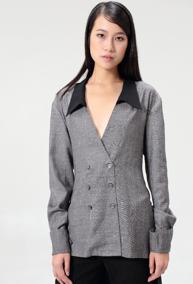 Wholesaler Smart and Joy - Blouse longue back