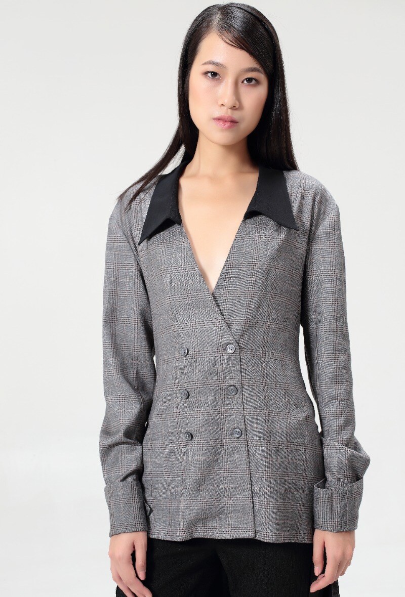 Wholesaler Smart and Joy - Blouse longue back