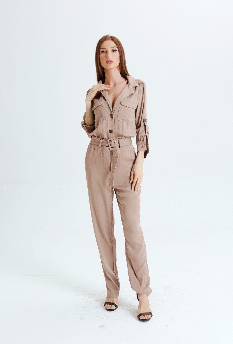 Wholesaler Smart and Joy - Safari style long jumpsuit