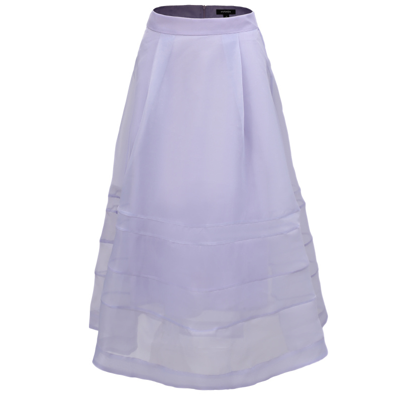 Mayorista Smart and Joy - Falda Valse lila en organza ligera