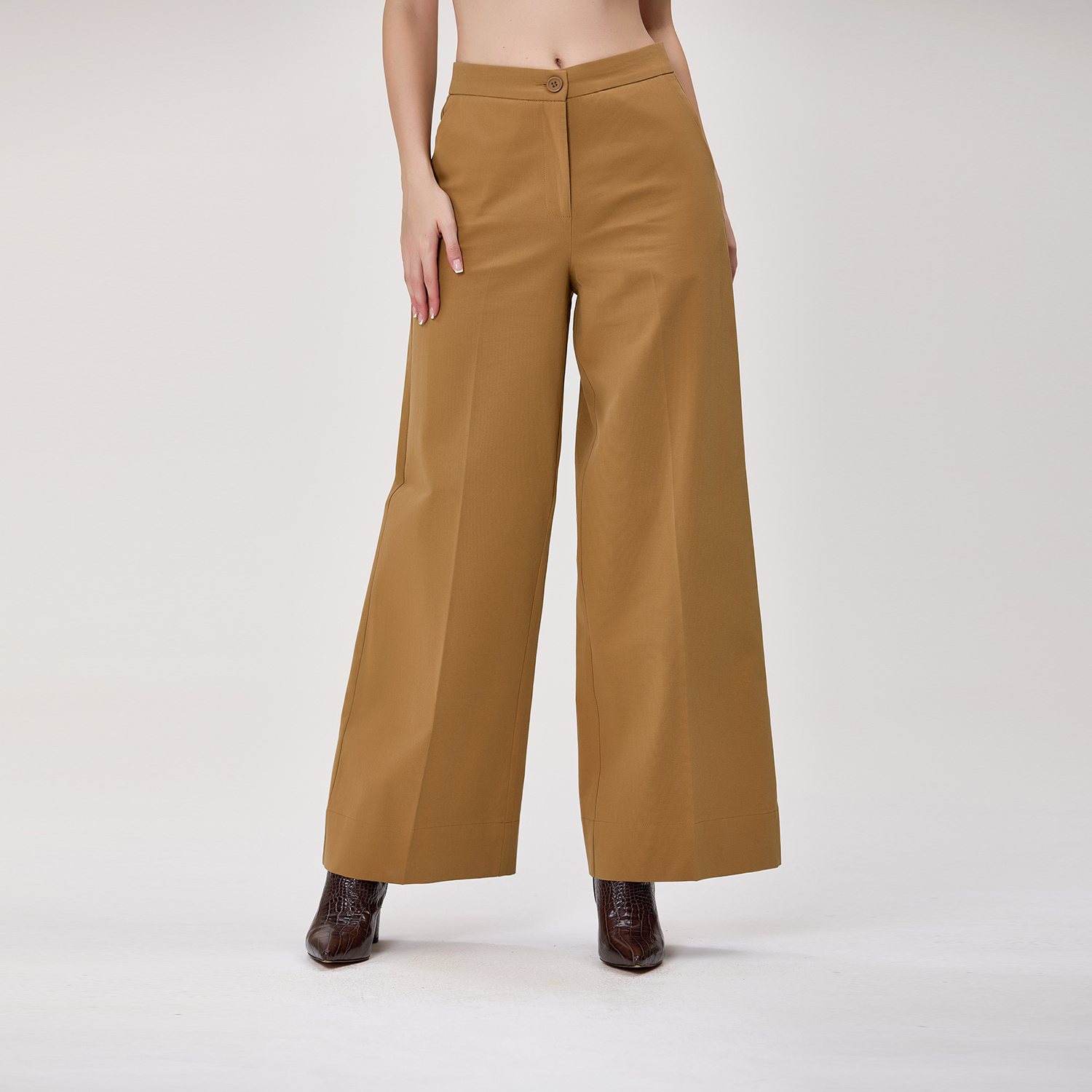 Großhändler Smart and Joy - Palazzo-Hose mit hoher Taille