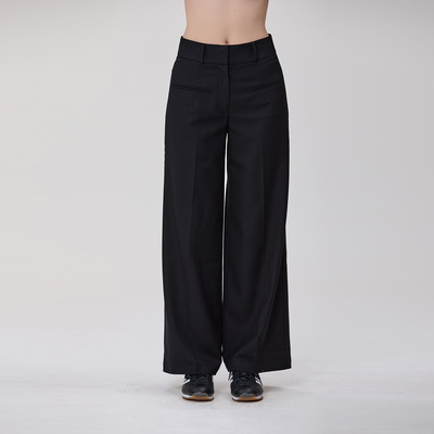 Mayorista Smart and Joy - Pantalones de traje anchos con pliegues Mayorista Smart and Joy - Pantalones de traje anchos con pliegues