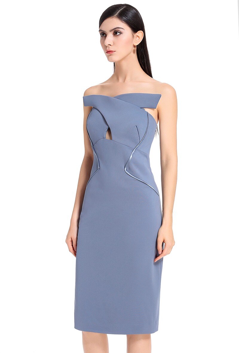 Wholesaler Smart and Joy - Cross-heart bustier dress