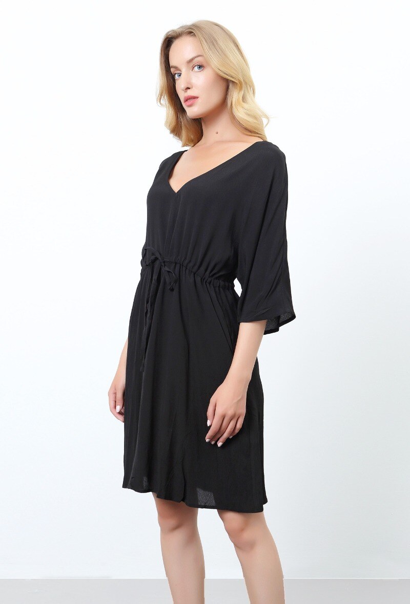 Mayorista Smart and Joy - Vestido túnica trapecio holgado
