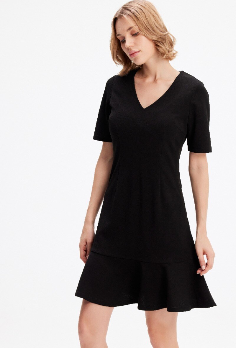 Mayorista Smart and Joy - Vestido skater de punto