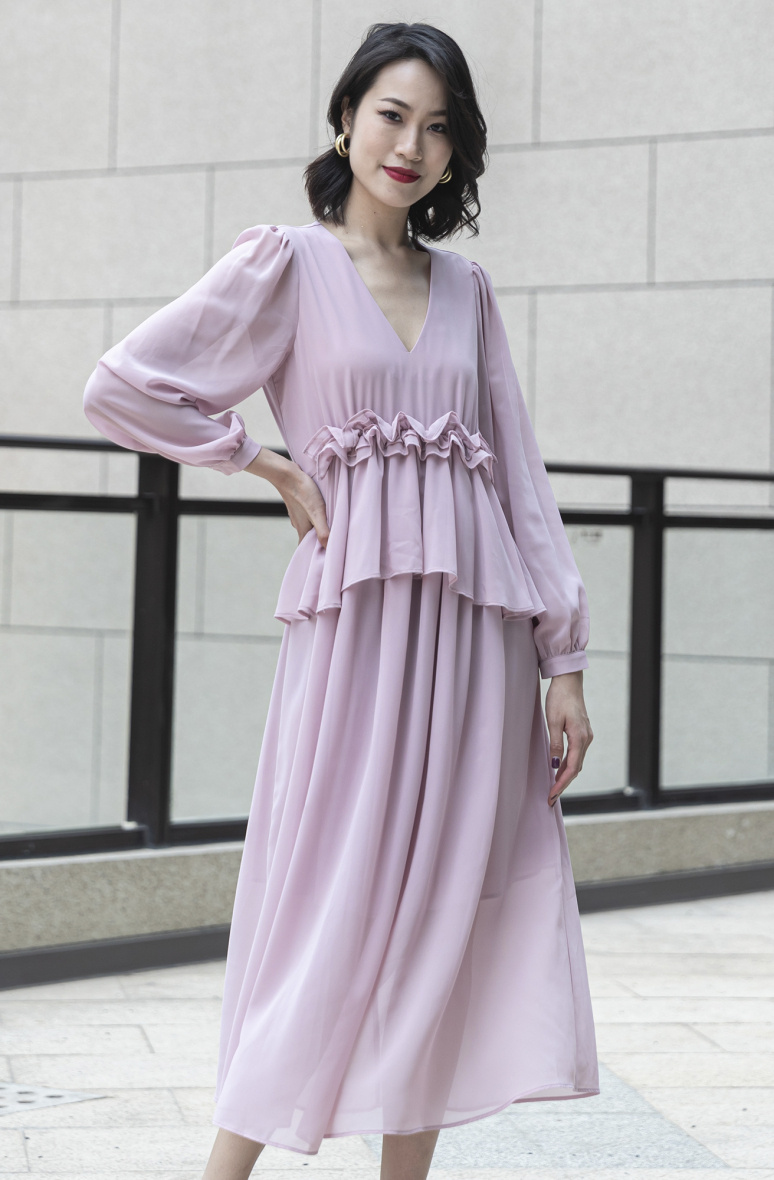 Mayorista Smart and Joy - Vestido bohemio de gasa con vuelo