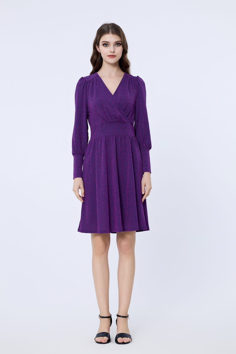 Mayorista Smart and Joy - Vestido skater corto con corazones cruzados