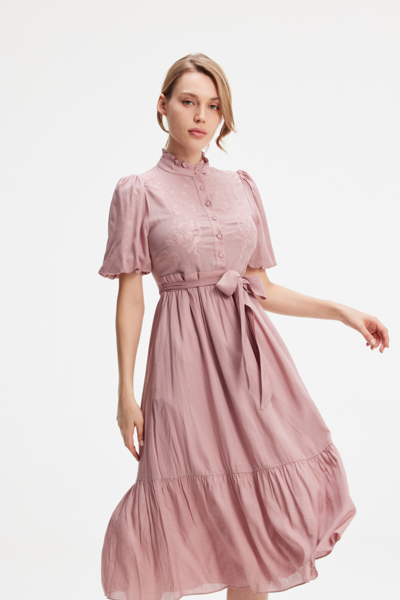 Mayorista Smart and Joy - Vestido de té con volantes